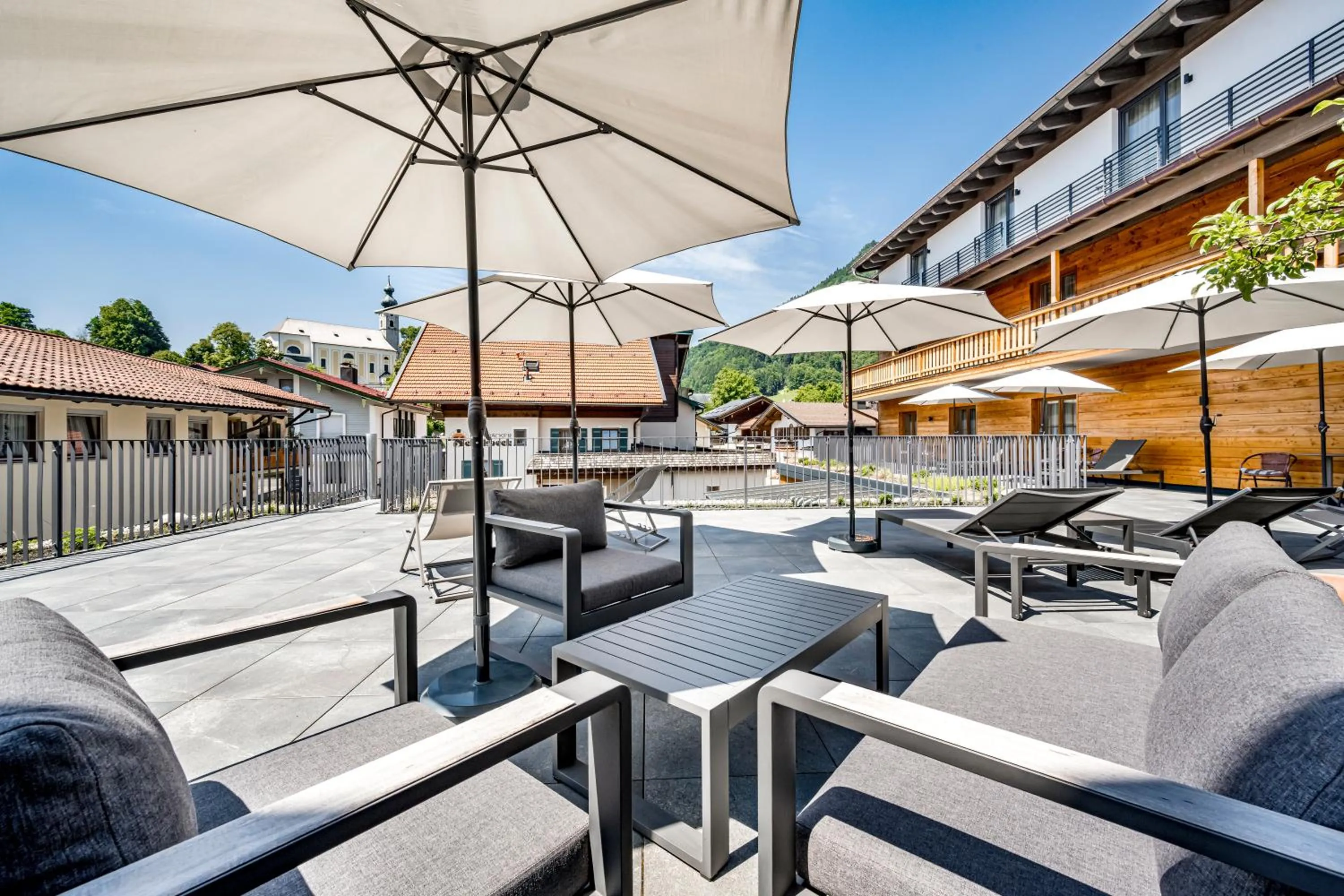 Balcony/Terrace in Ruhpoldinger Hof - Hotel & Wellness