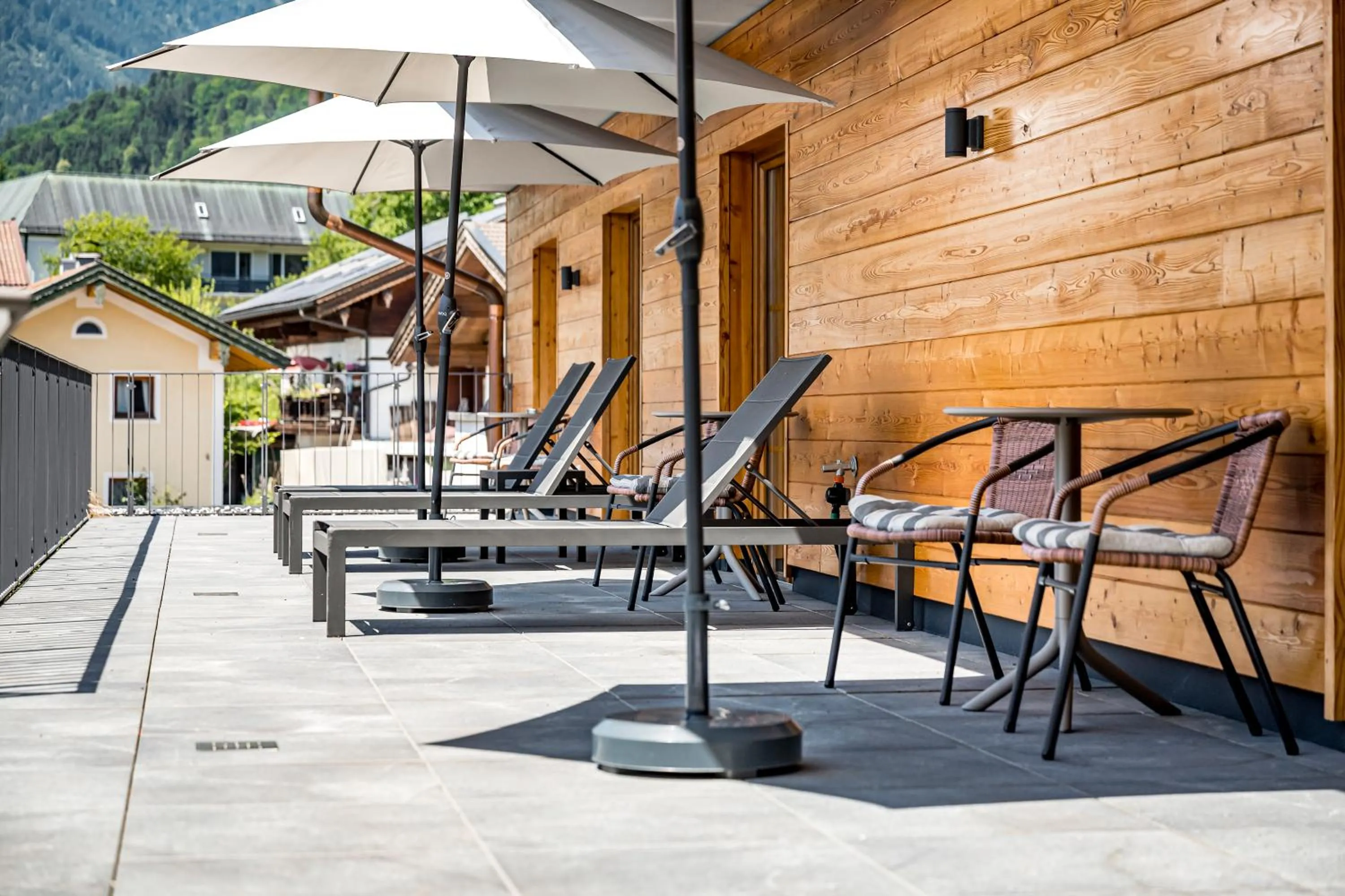 Balcony/Terrace in Ruhpoldinger Hof - Hotel & Wellness