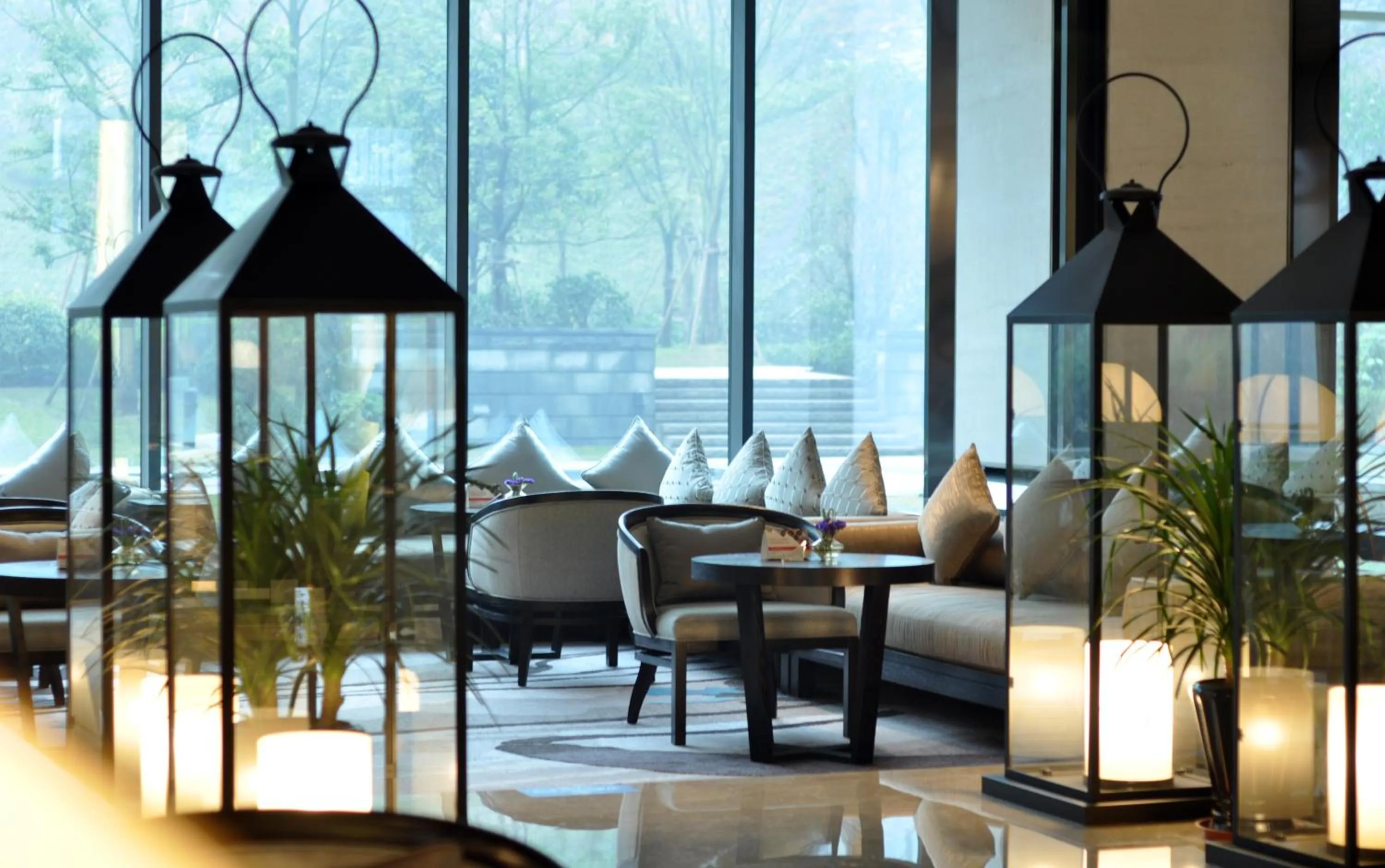 Decorative detail in Chongqing Ronghui Grand Hotel