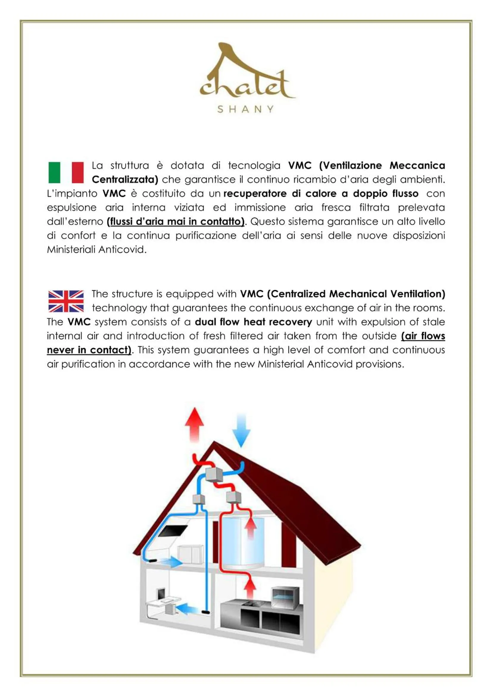 Logo/Certificate/Sign in Chalet Shany