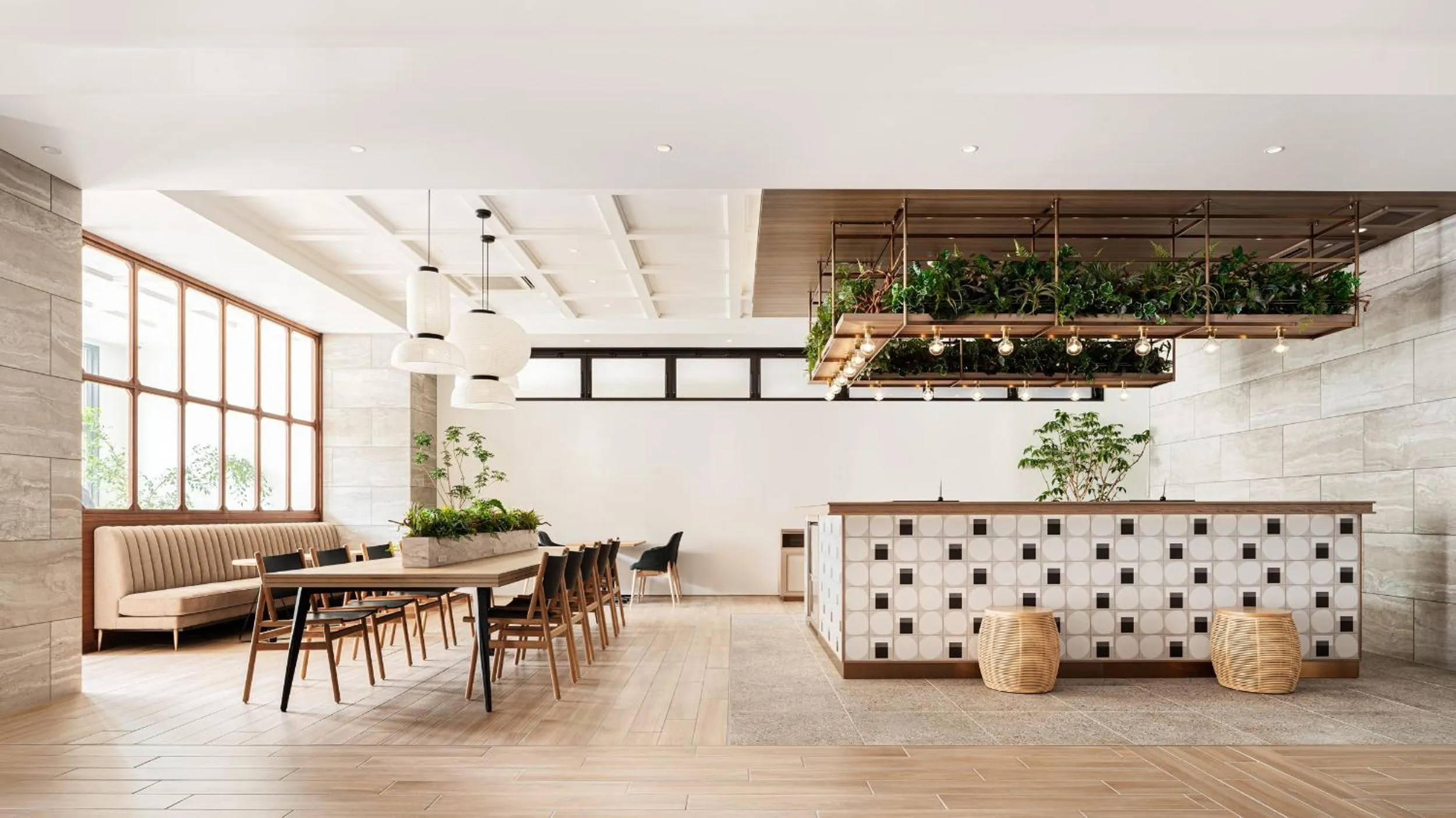 Lobby or reception in Nest Hotel Hiroshima Ekimae