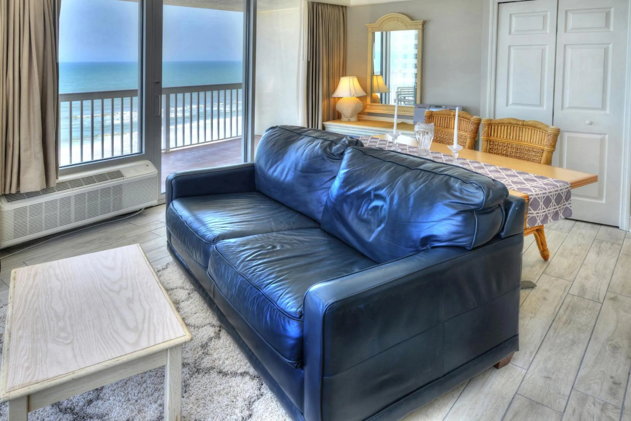 Living room in Daytona Beach Resort Condos