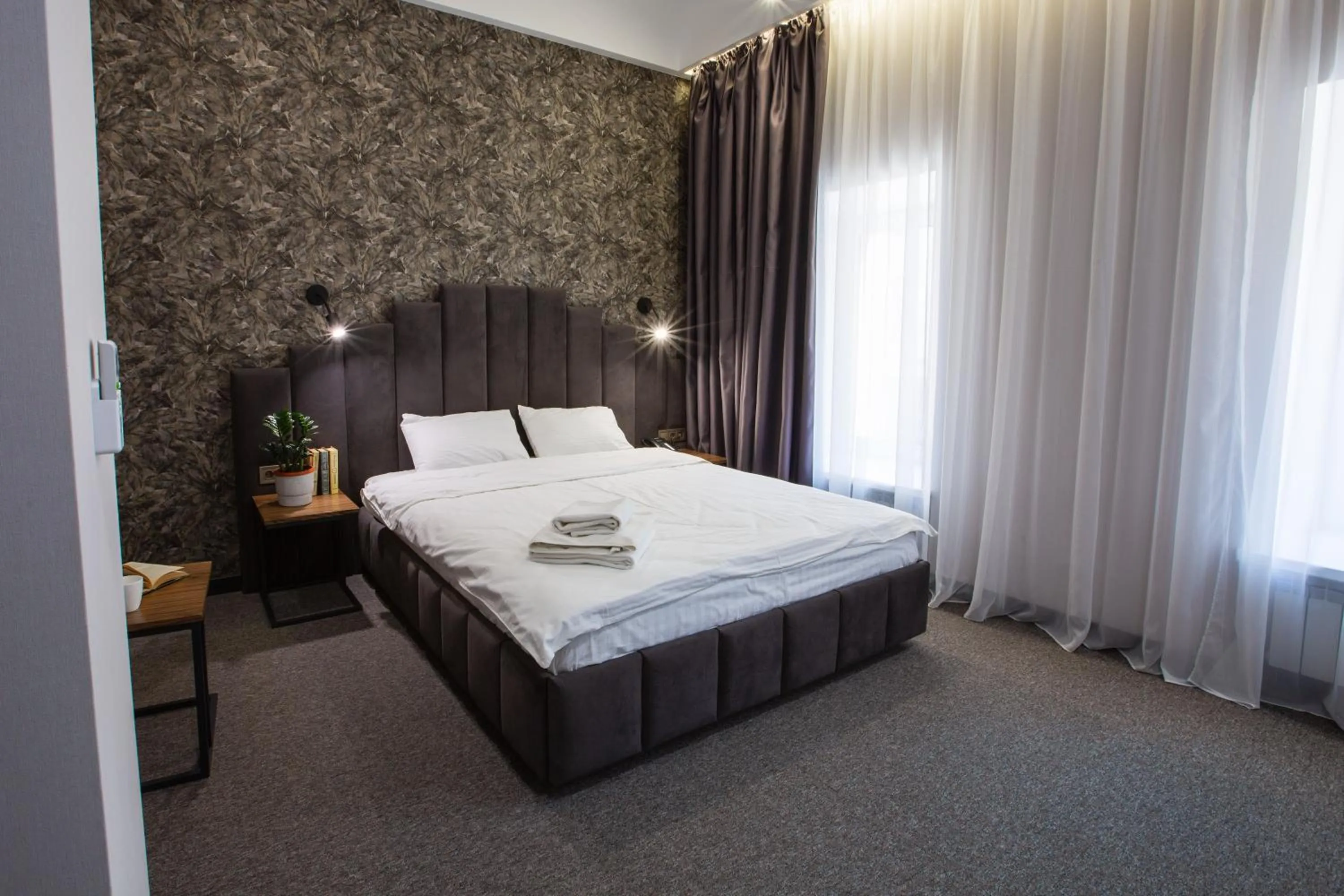Bed in Kulikovskiy hotel