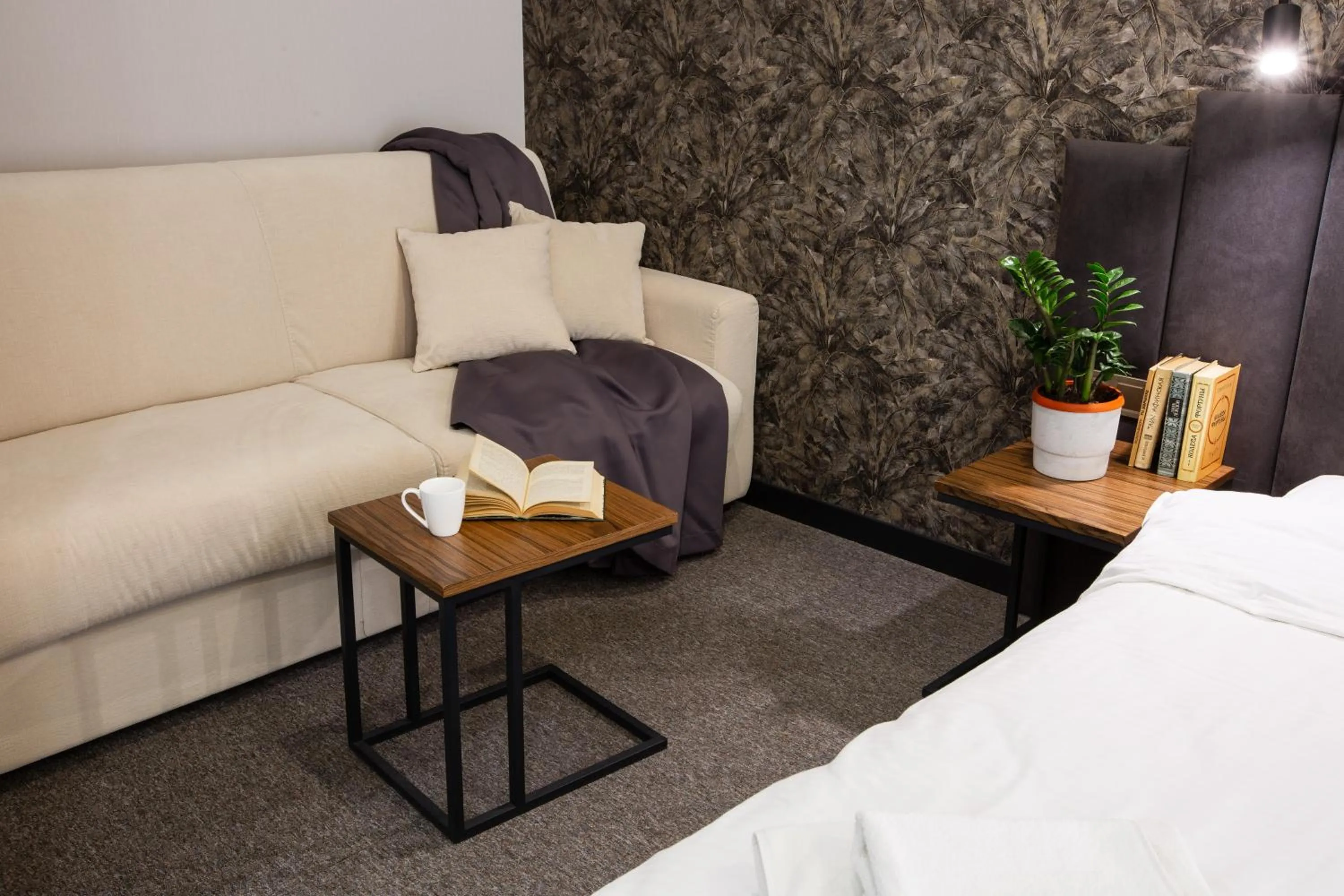 Bed in Kulikovskiy hotel