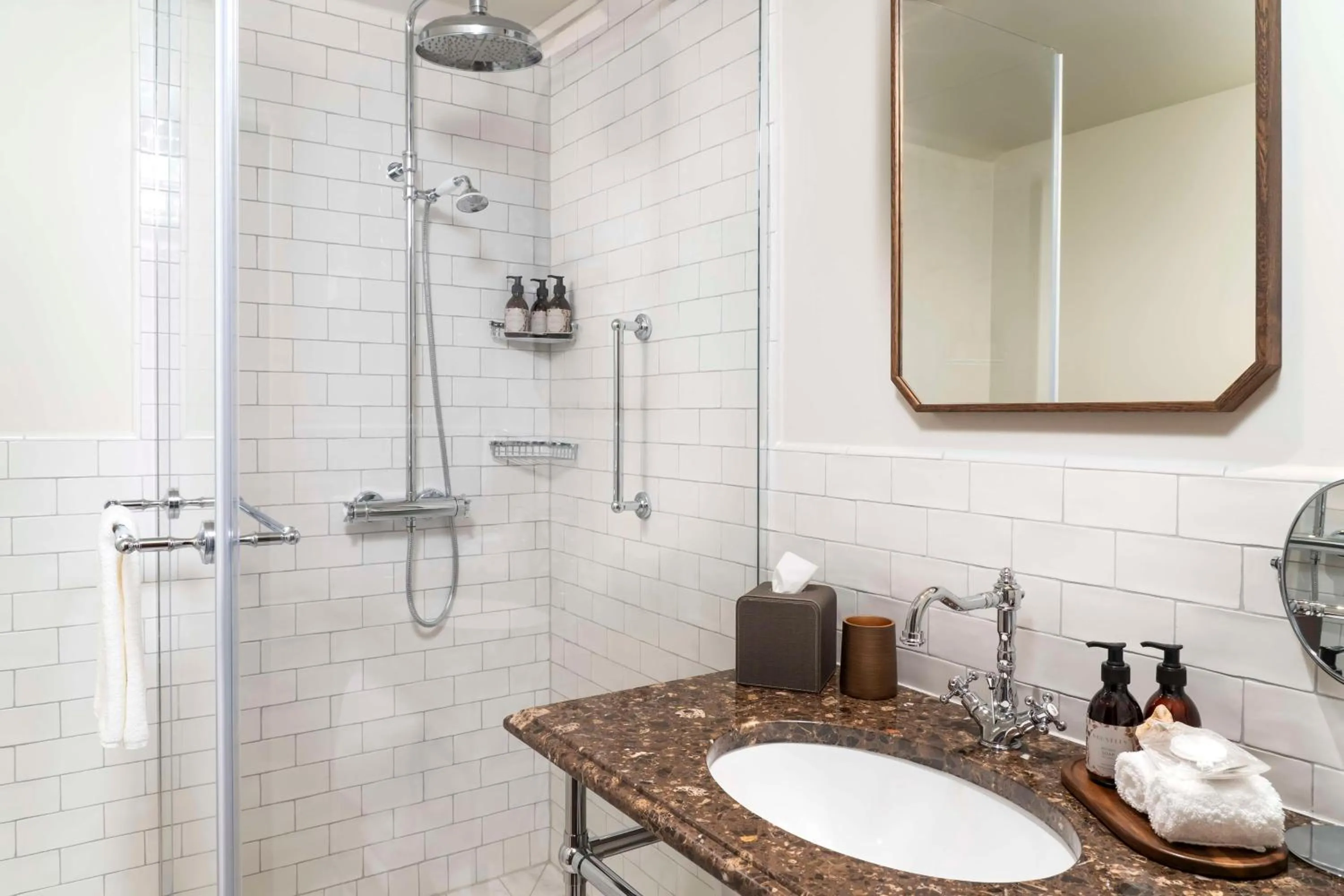 Bathroom in Brunfels Hotel, in the Unbound Collection by Hyatt