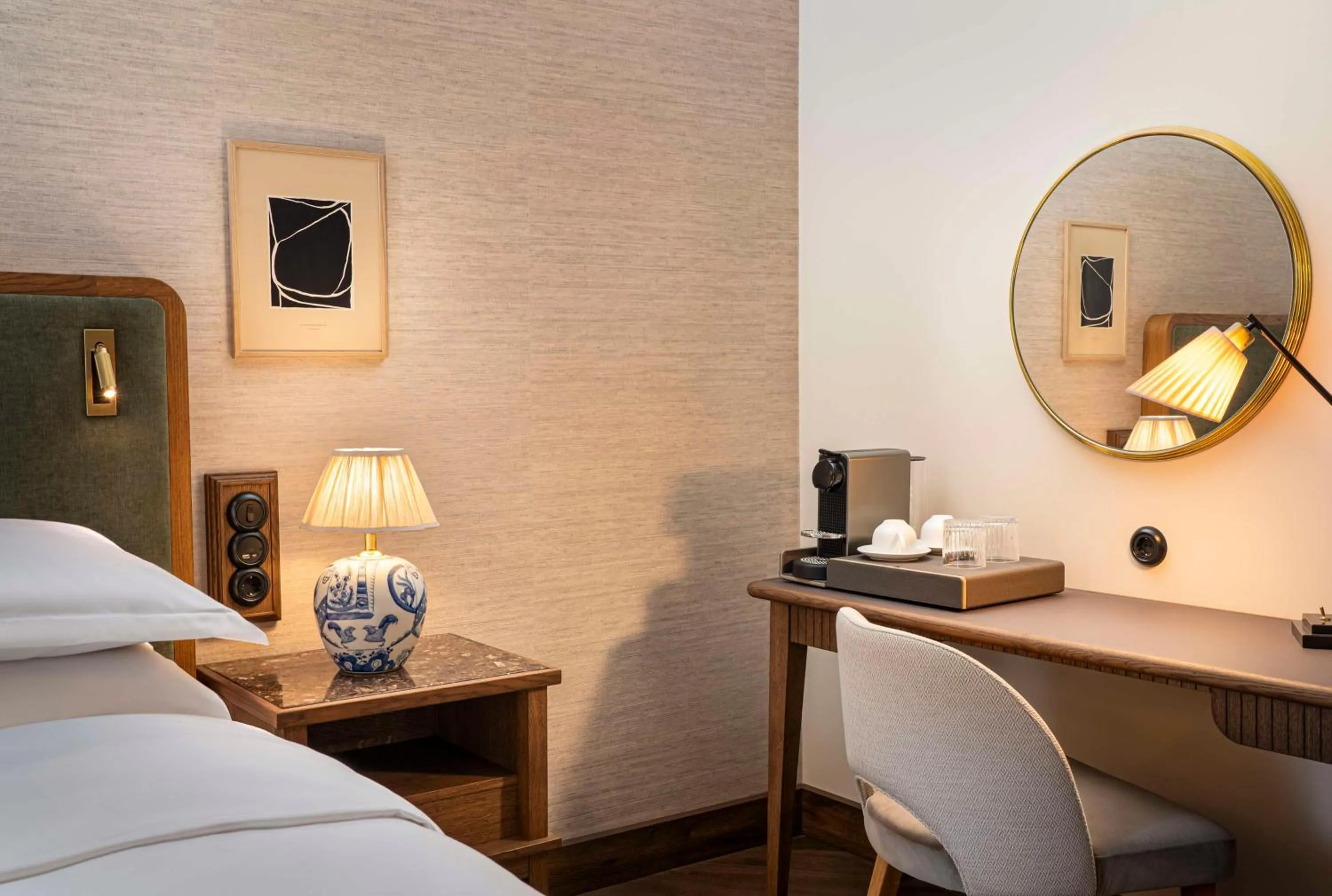 Bedroom, Bed in Brunfels Hotel, in the Unbound Collection by Hyatt