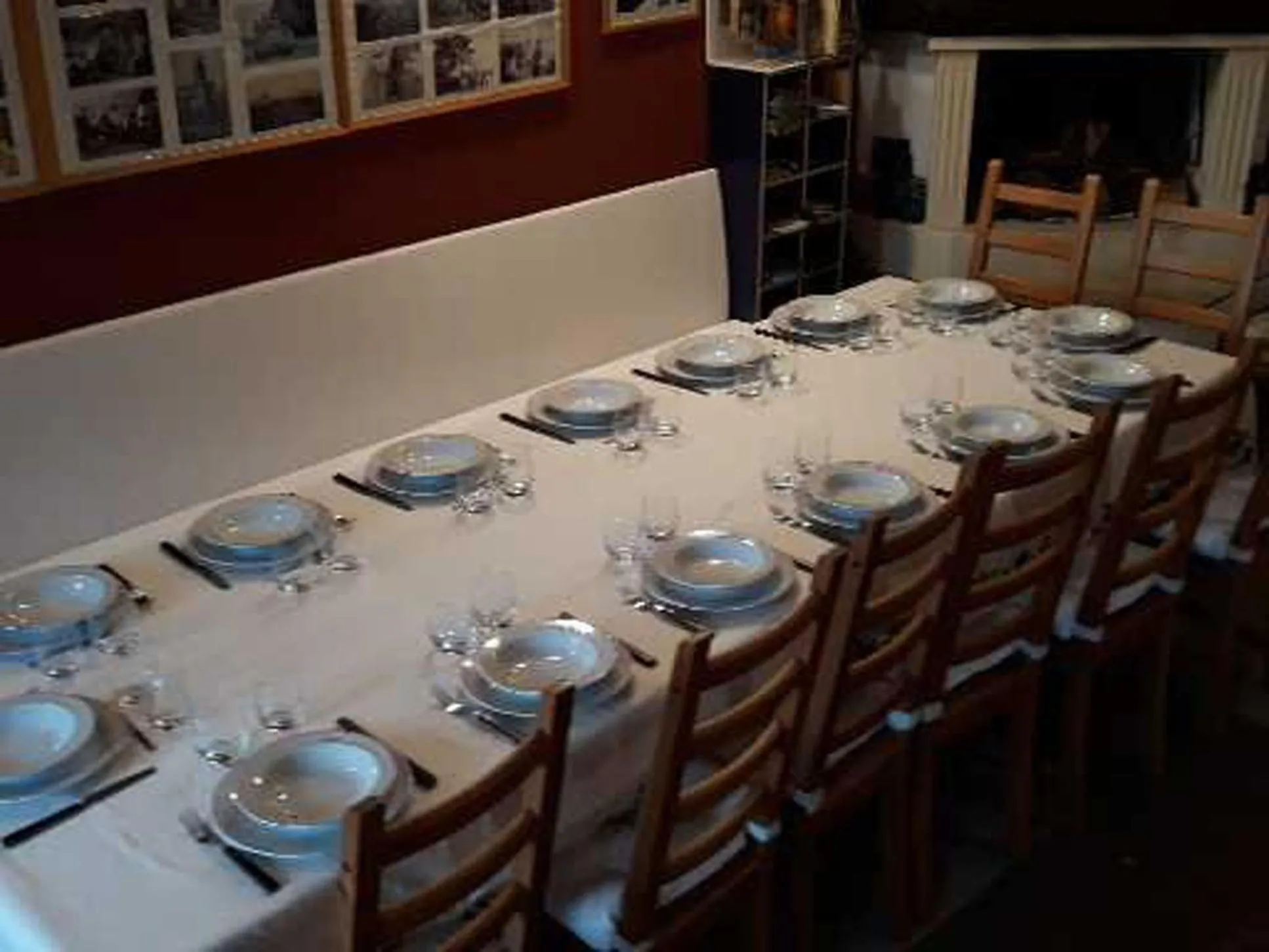 Dining area in Case Zuccaro