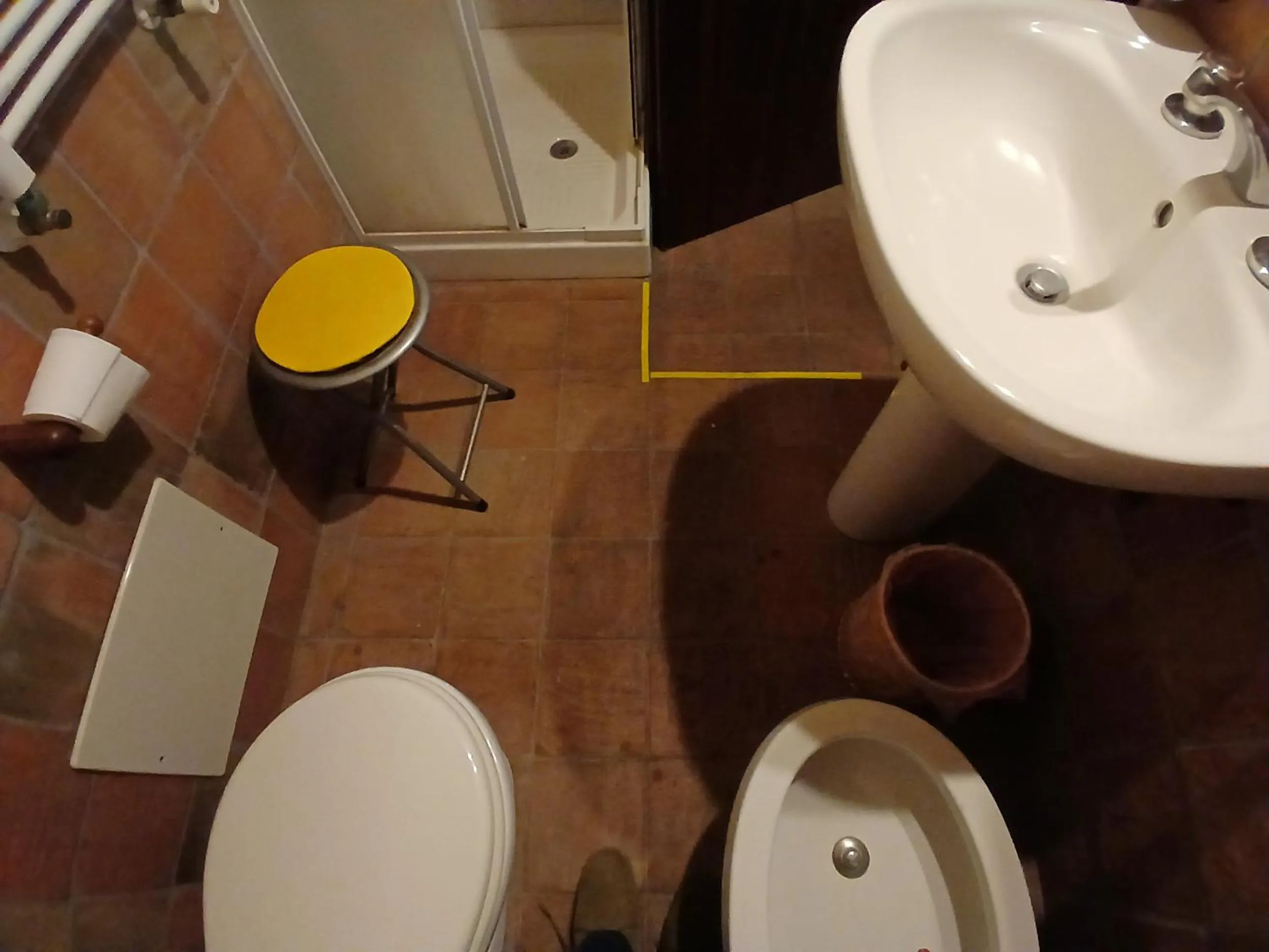 Toilet in Case Zuccaro