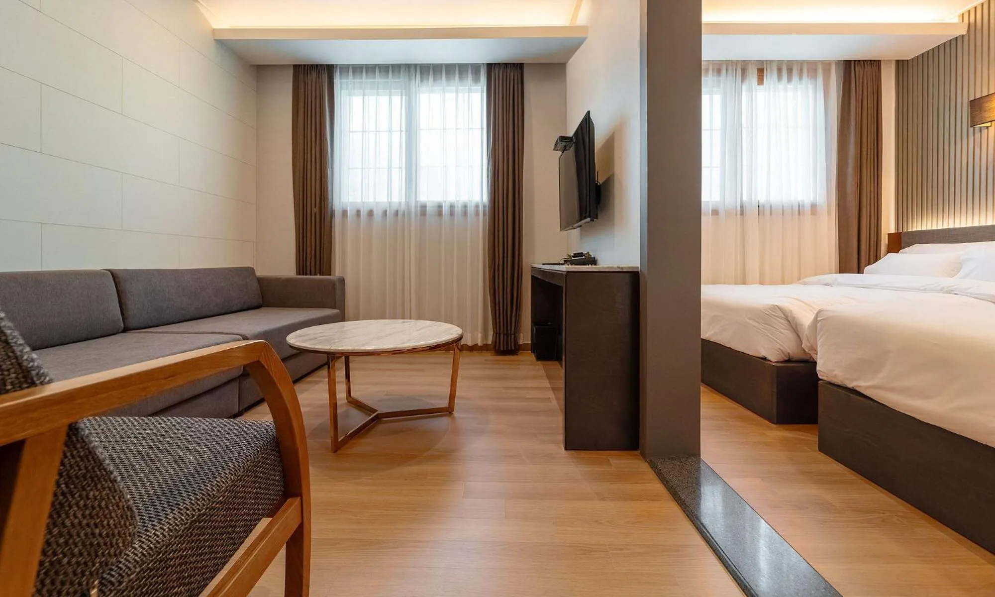 Bed in Stubborn Hotel