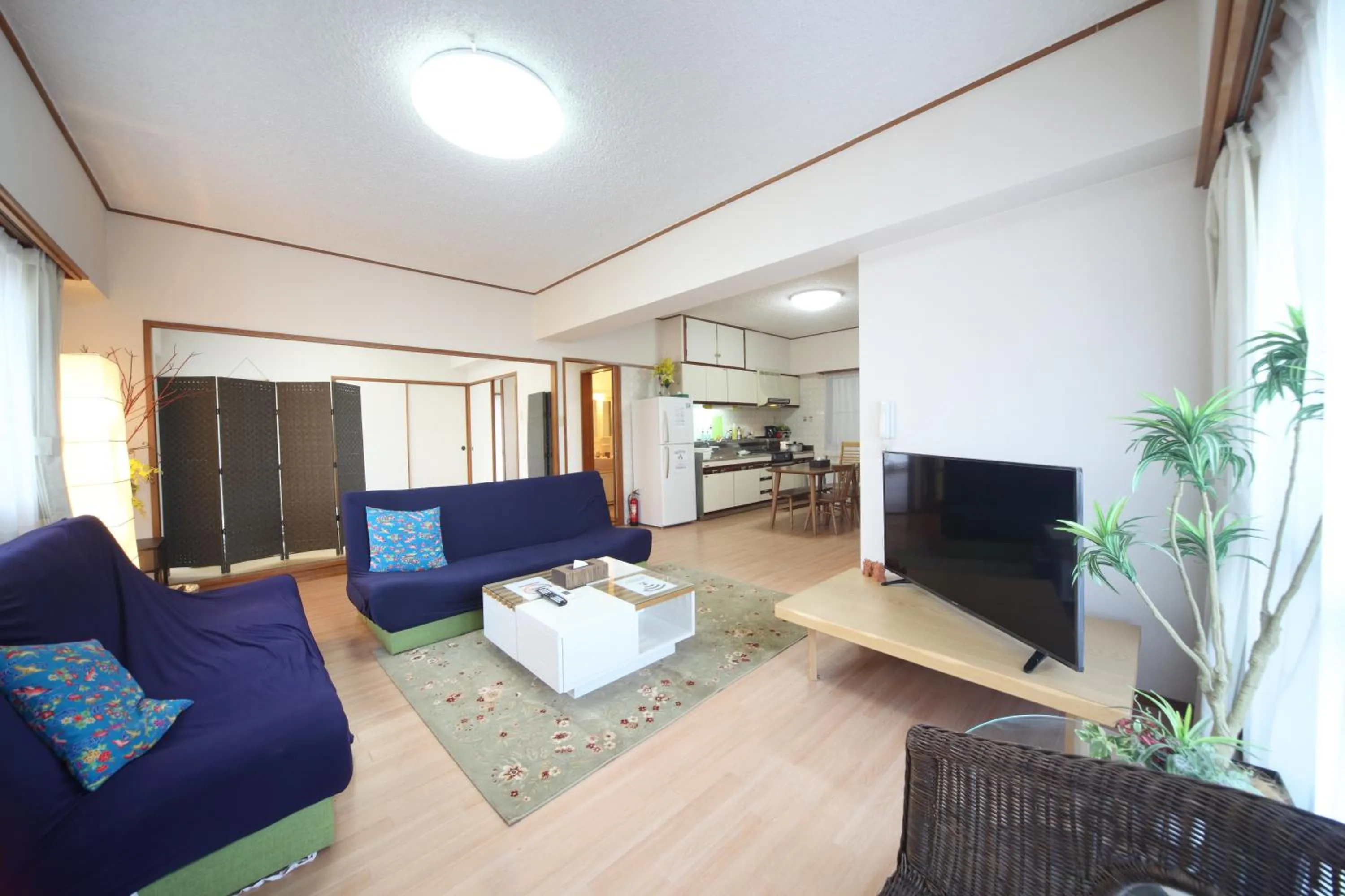 Living room in Exsaison house Kumoji