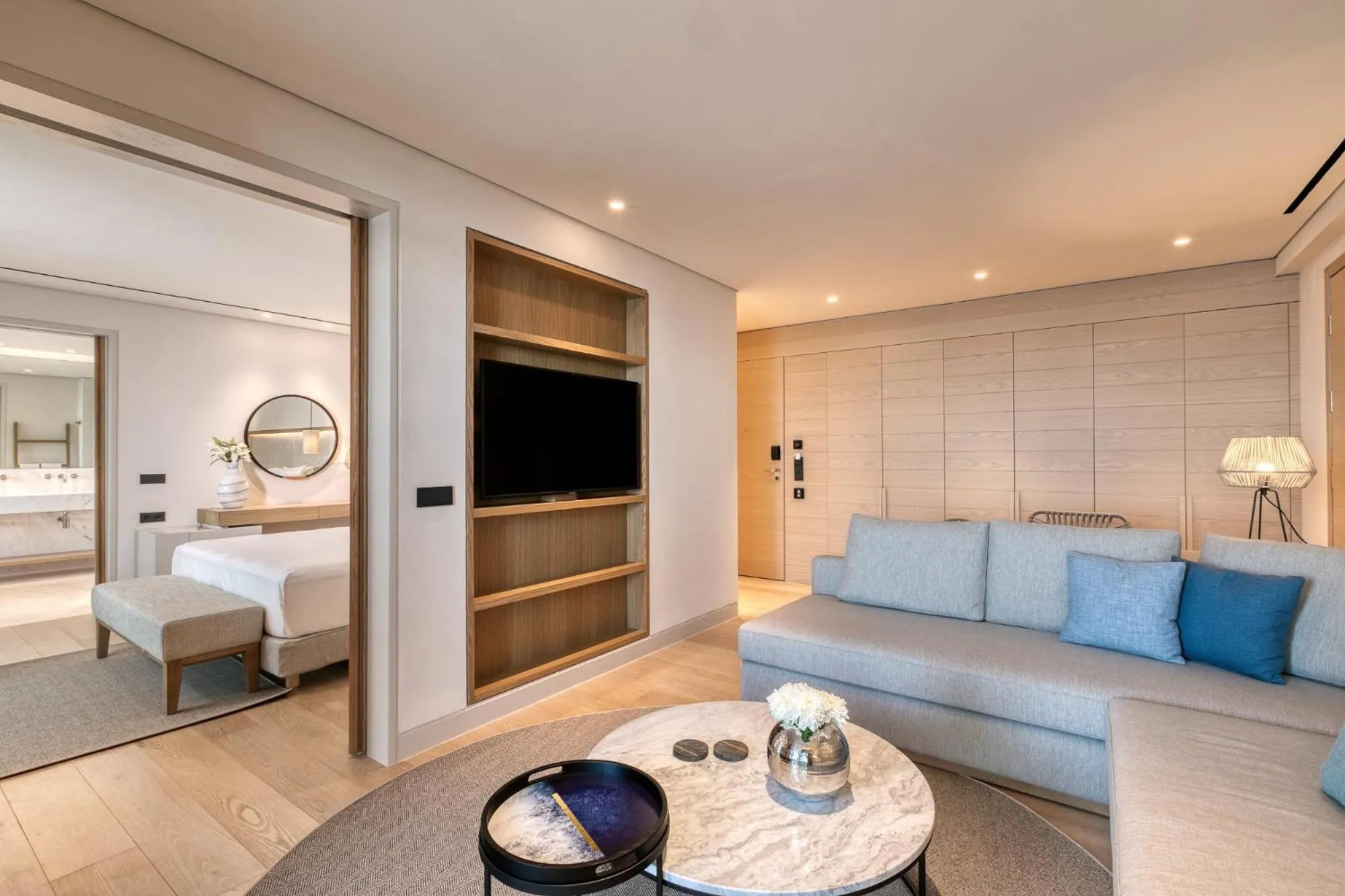 Bed in Vathi Cove Luxury Resort & Spa - Adults Friendly 14 plus