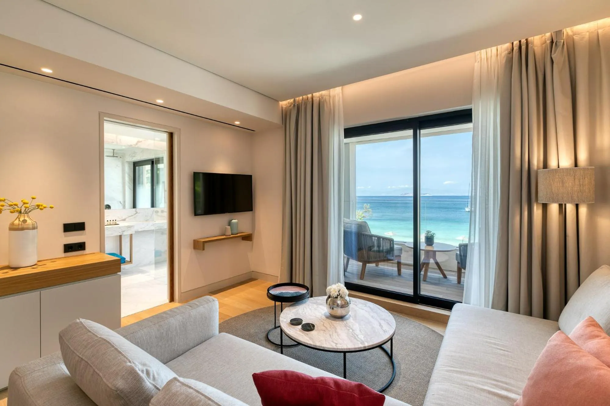 TV and multimedia in Vathi Cove Luxury Resort & Spa - Adults Friendly 14 plus