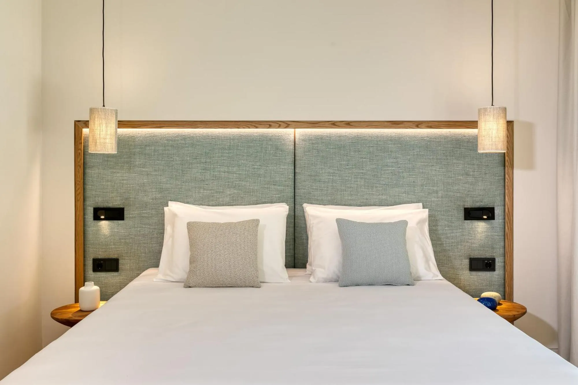 Bed in Vathi Cove Luxury Resort & Spa - Adults Friendly 14 plus