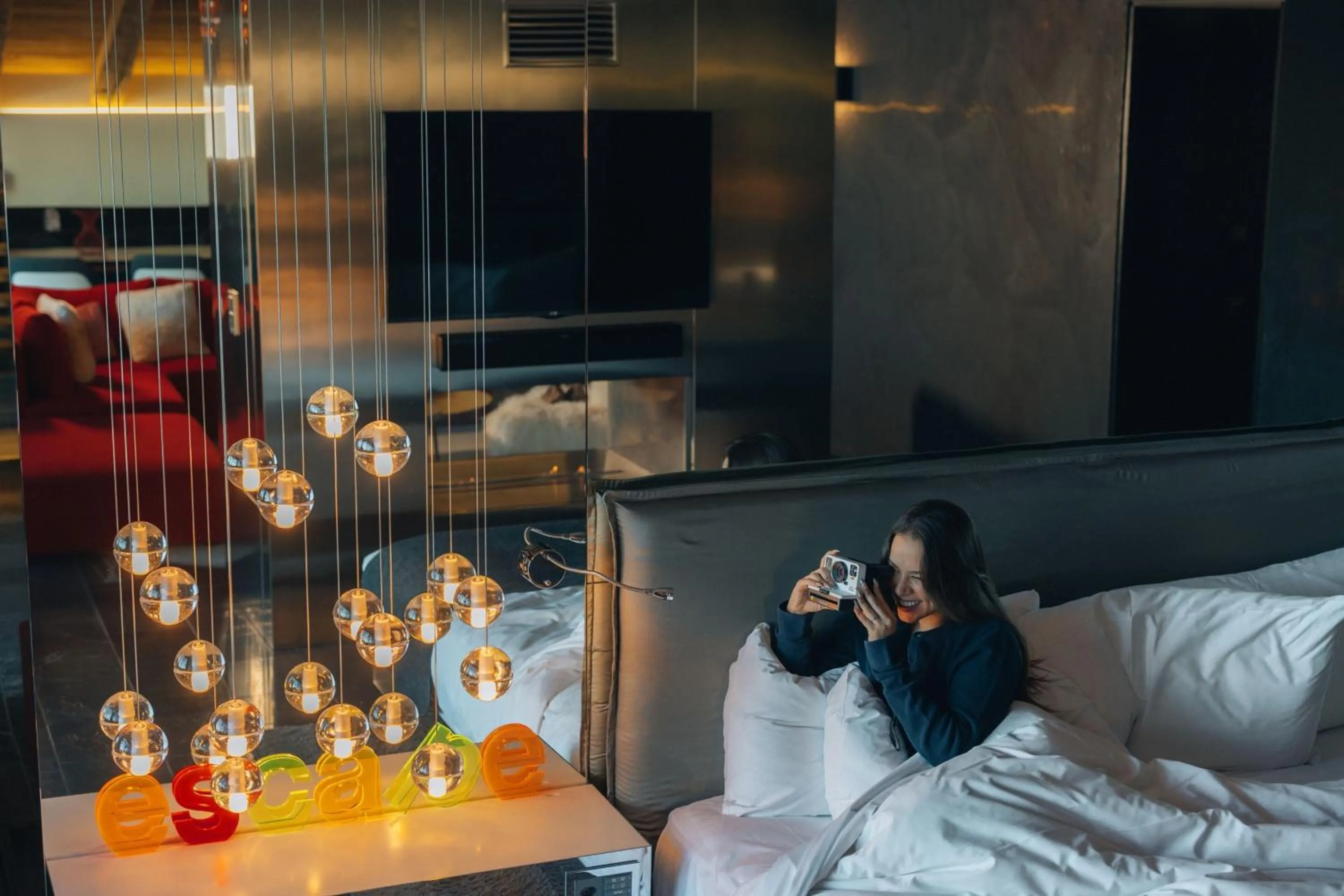 Photo of the whole room, Bed in W Verbier