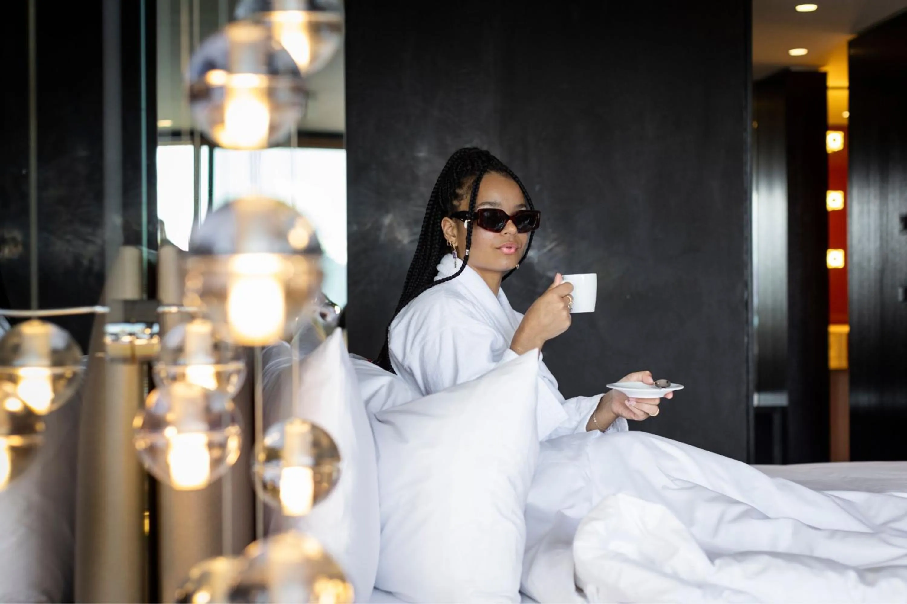 Photo of the whole room, Bed in W Verbier