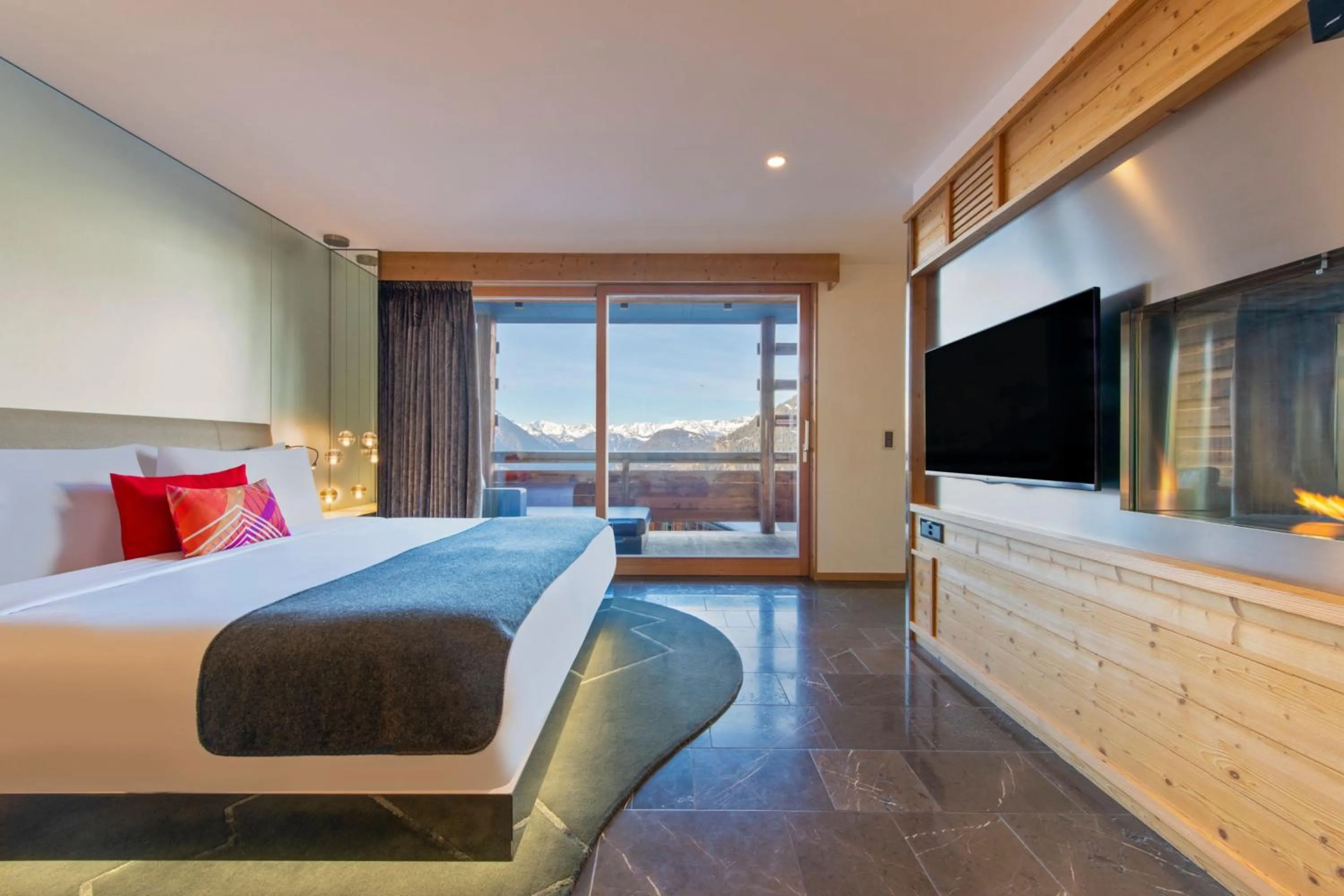 Bedroom, Bed in W Verbier