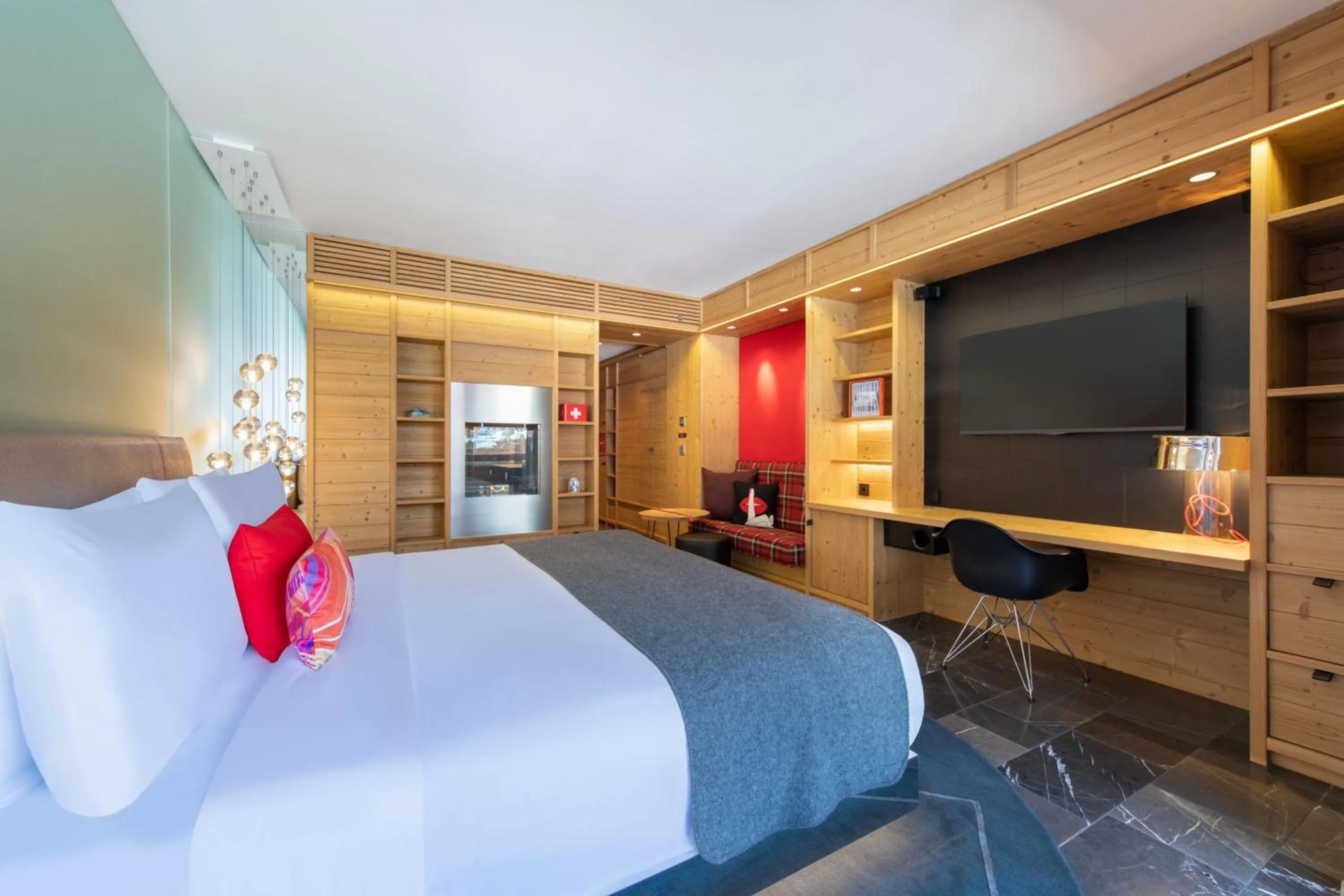 Bedroom, Bed in W Verbier