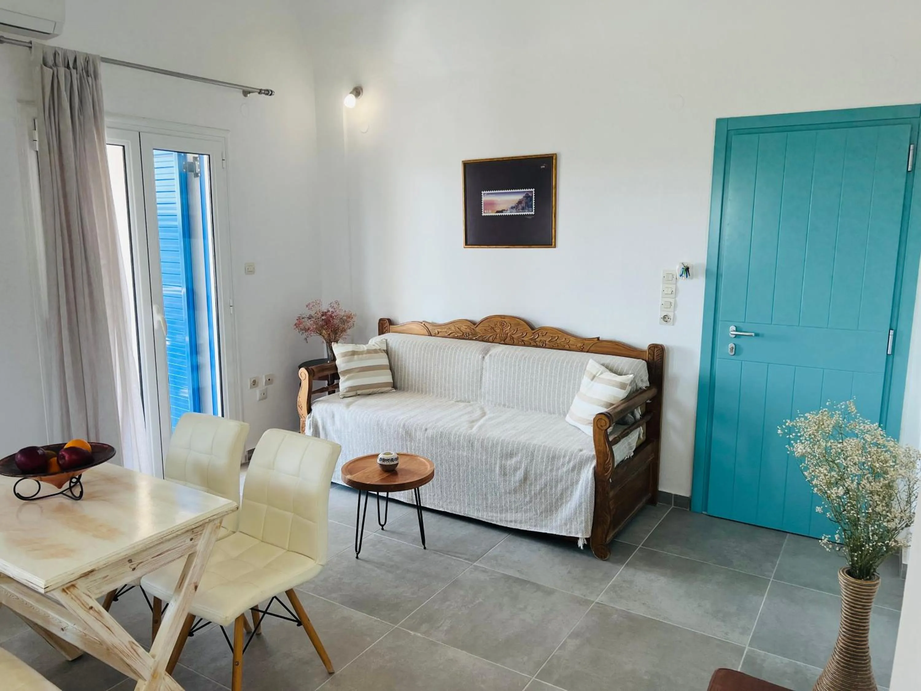 Bed in Arapiou Apartments