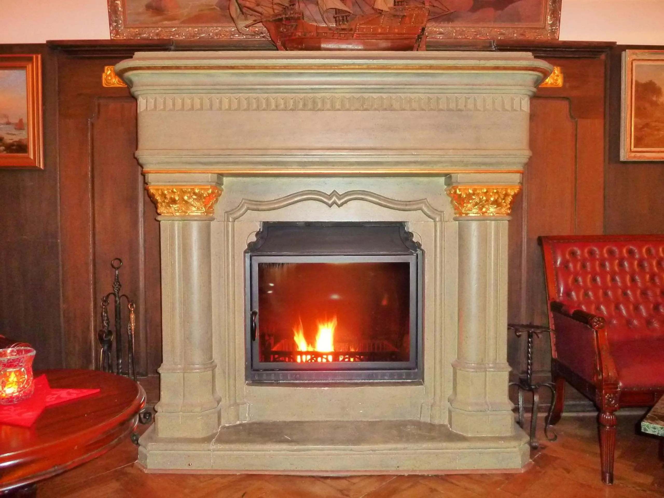 Decorative detail in Schlosshotel Ralswiek