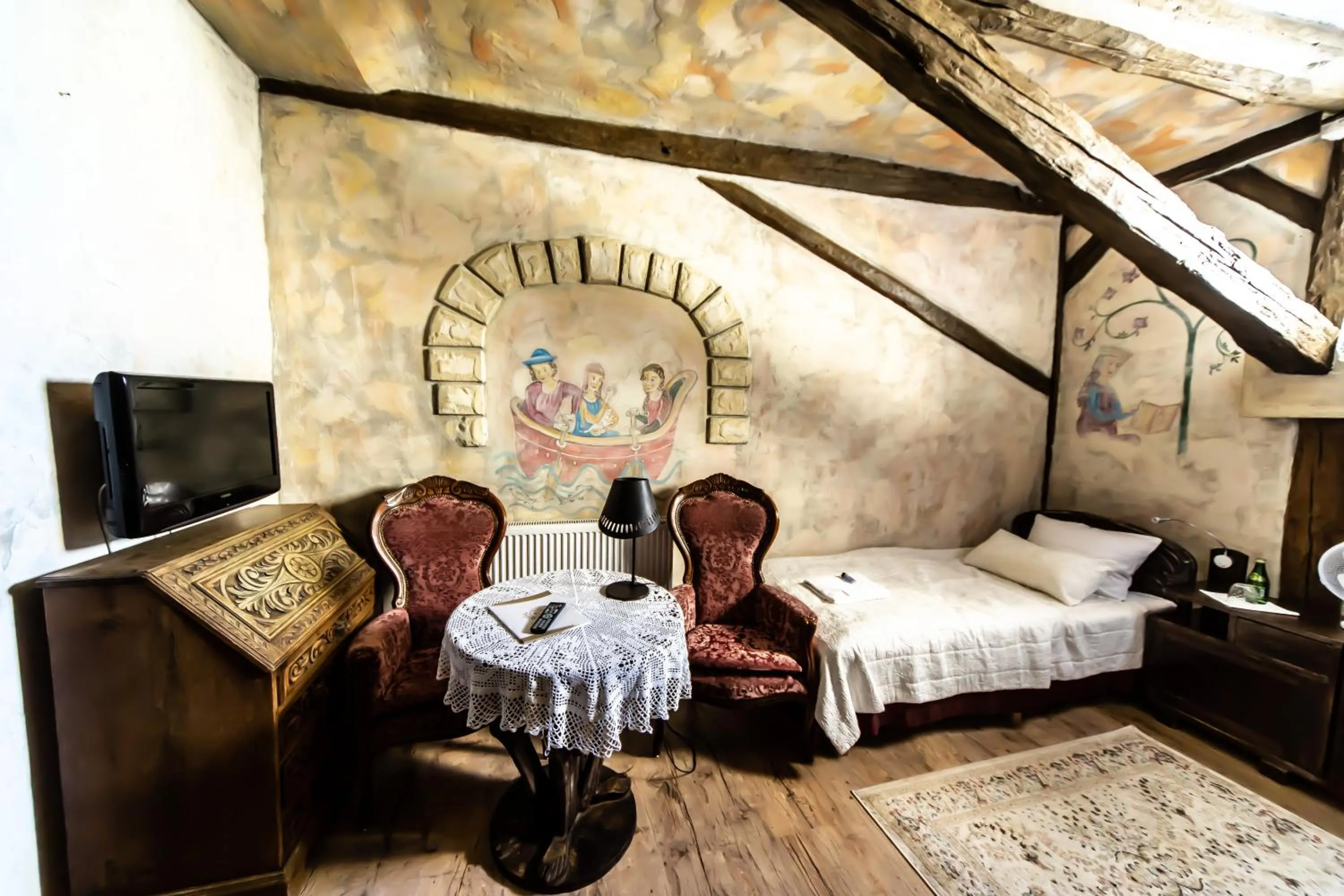 Photo of the whole room, Bed in Dwór Boratyn