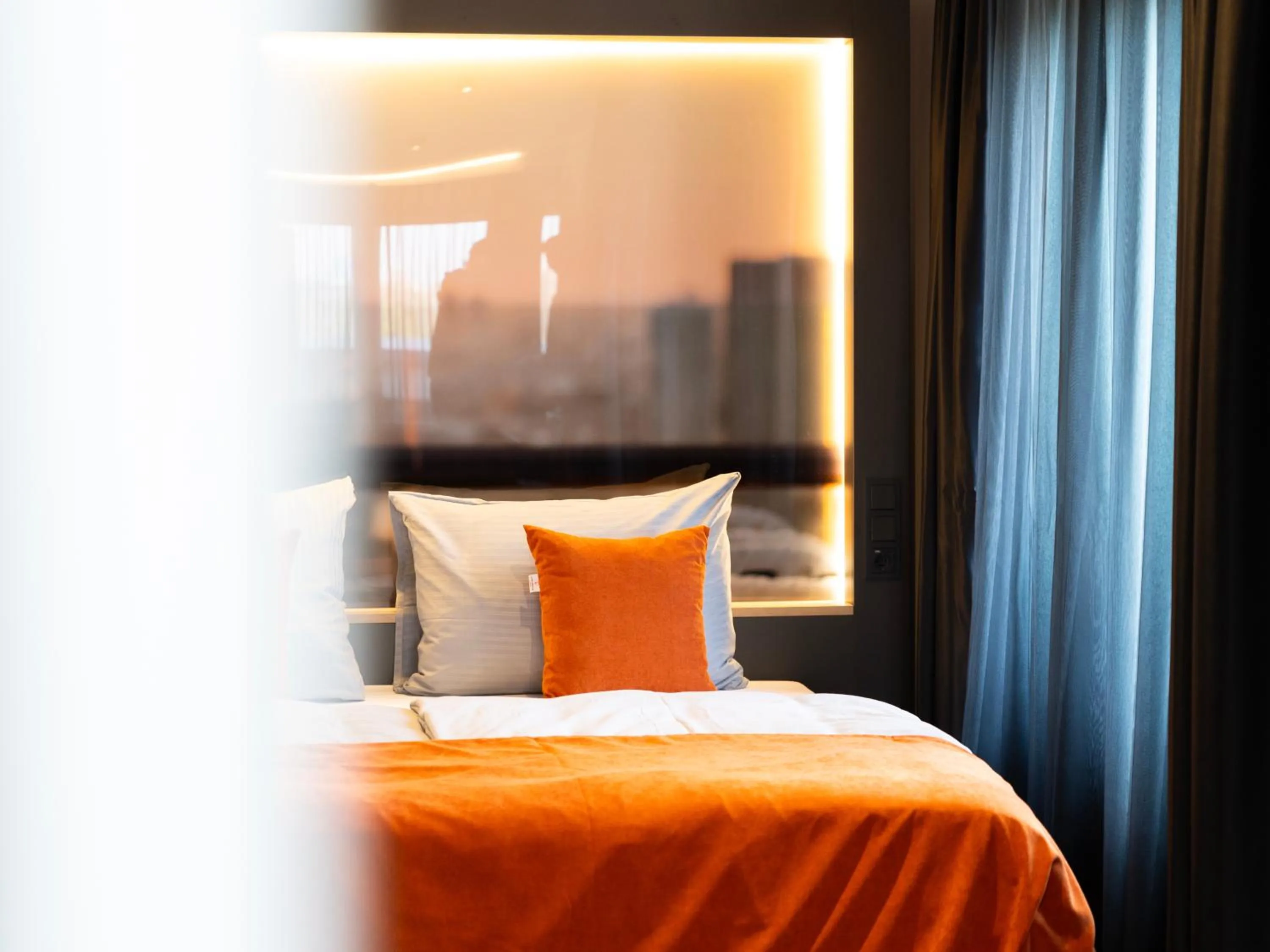 Bed in JustStay Ratingen Hotel & Apartments