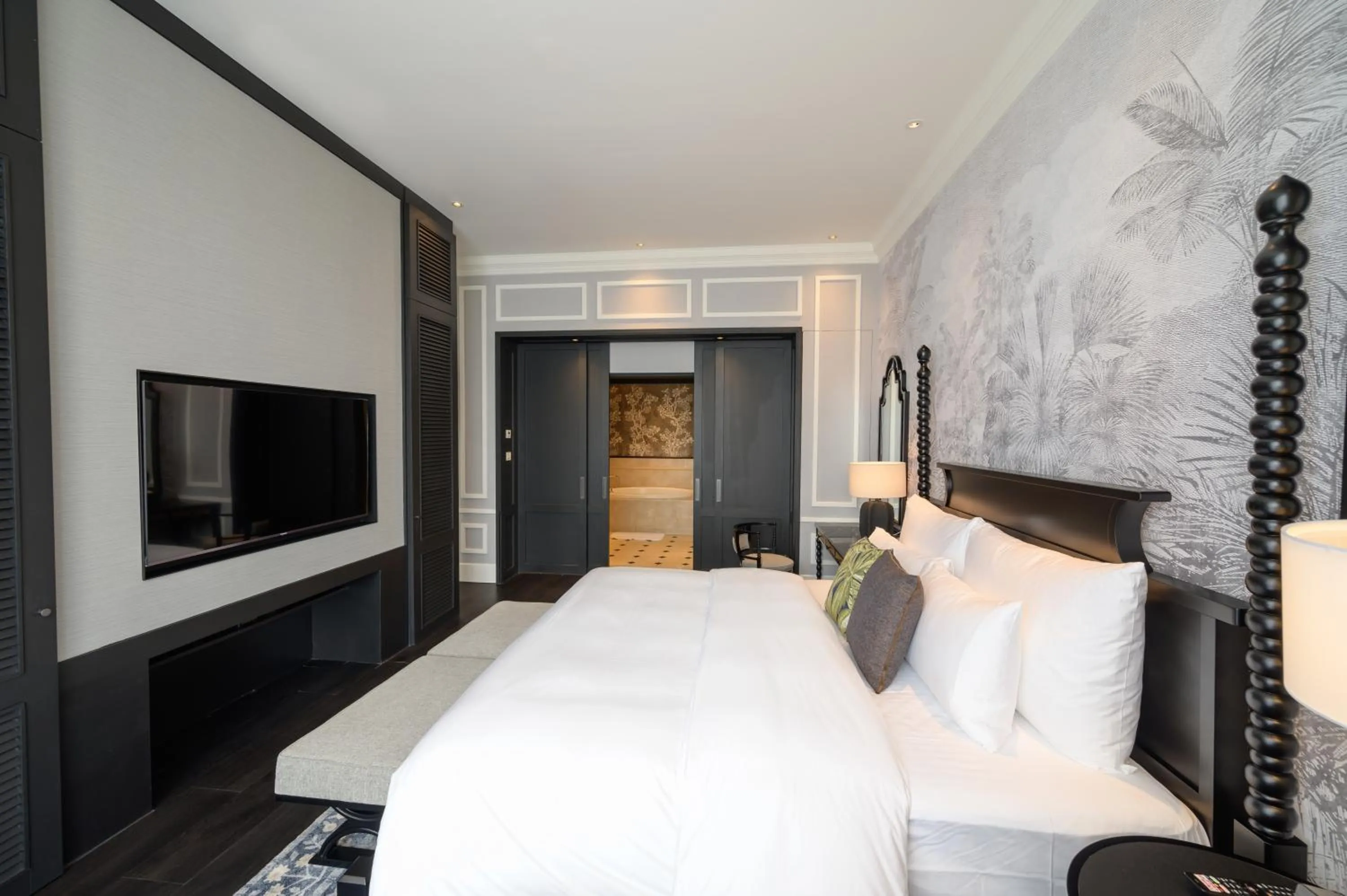 Bed in Hualien Farglory Hotel