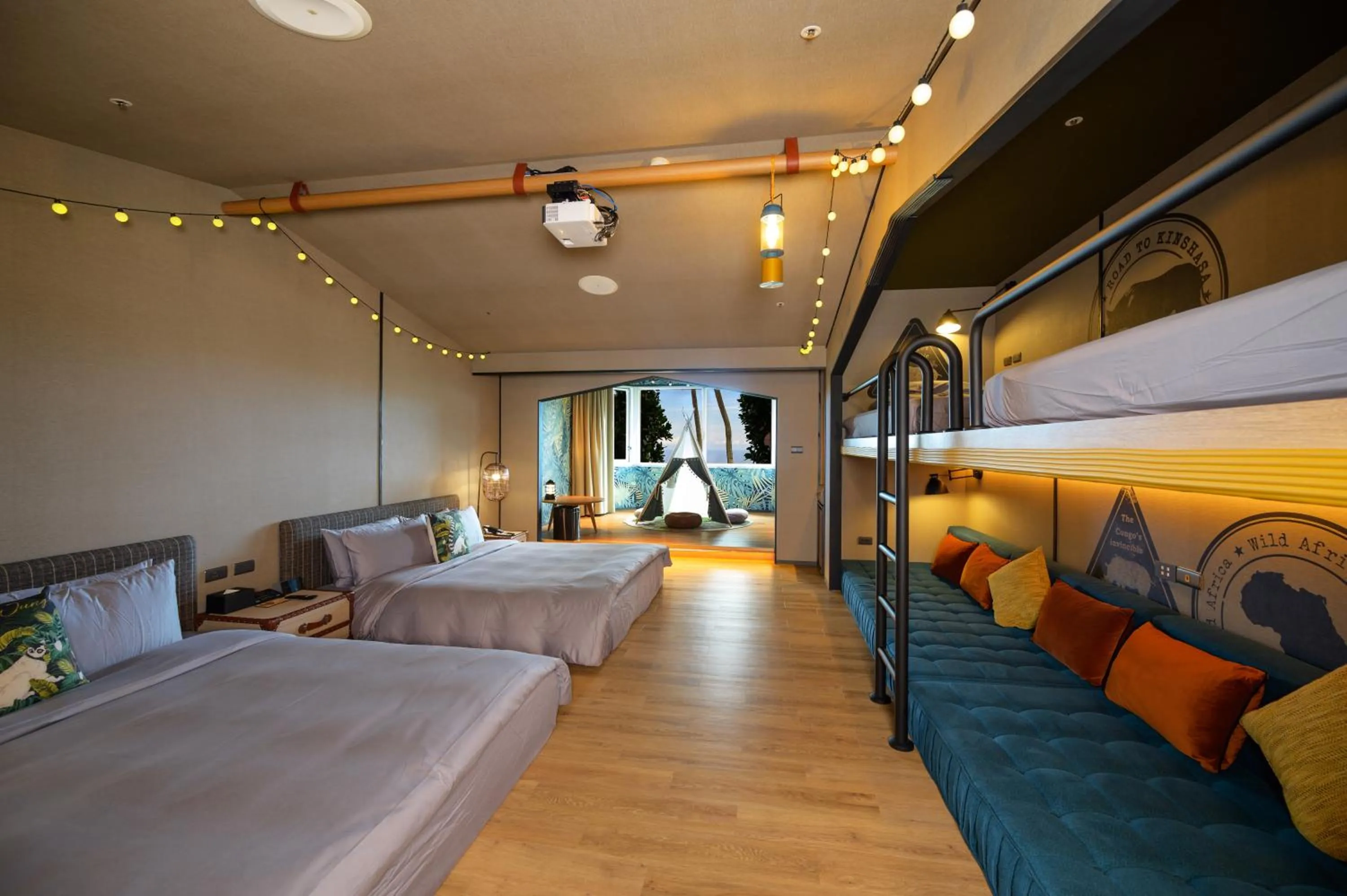 Bed in Hualien Farglory Hotel