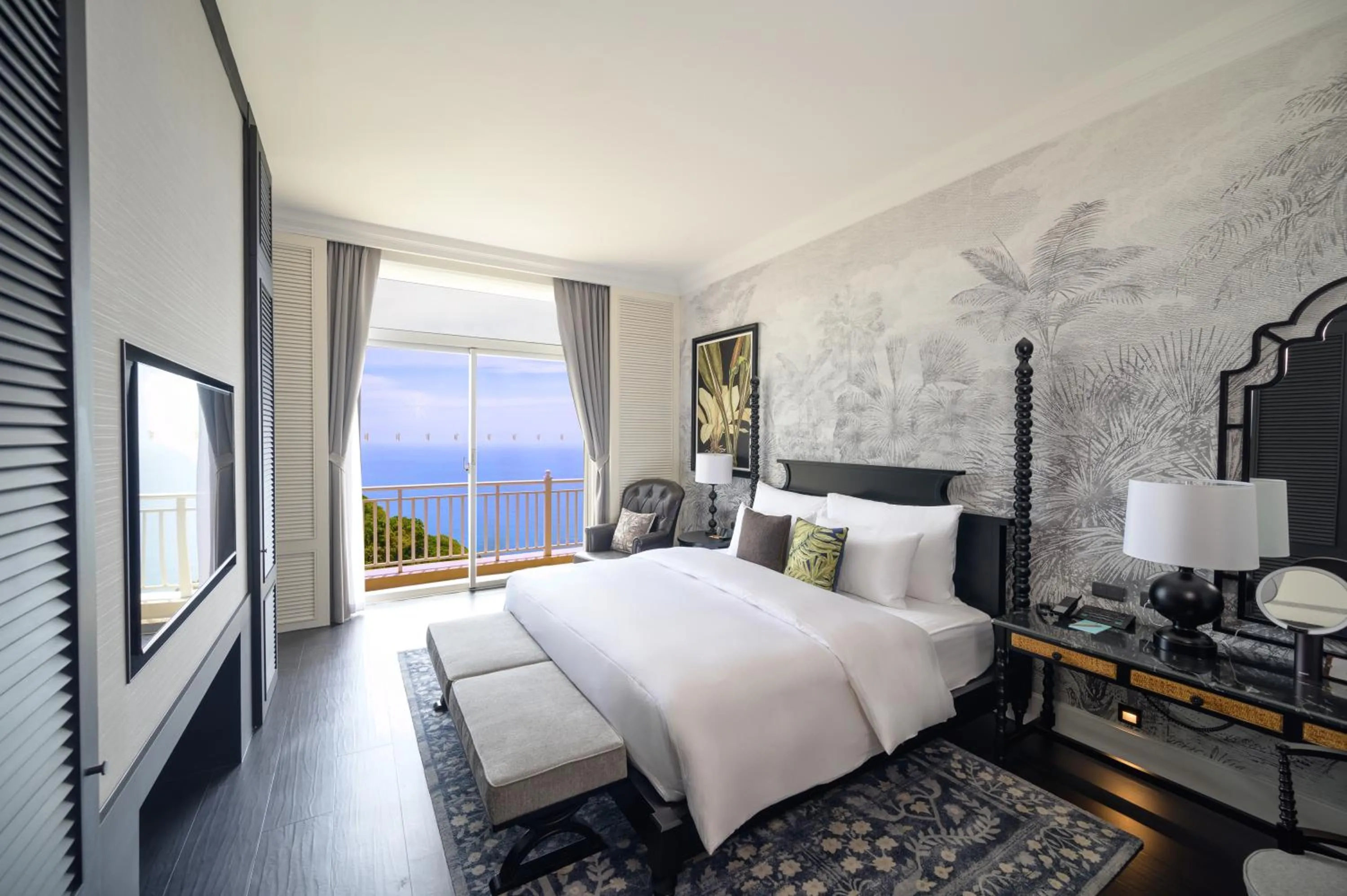 Bed in Hualien Farglory Hotel