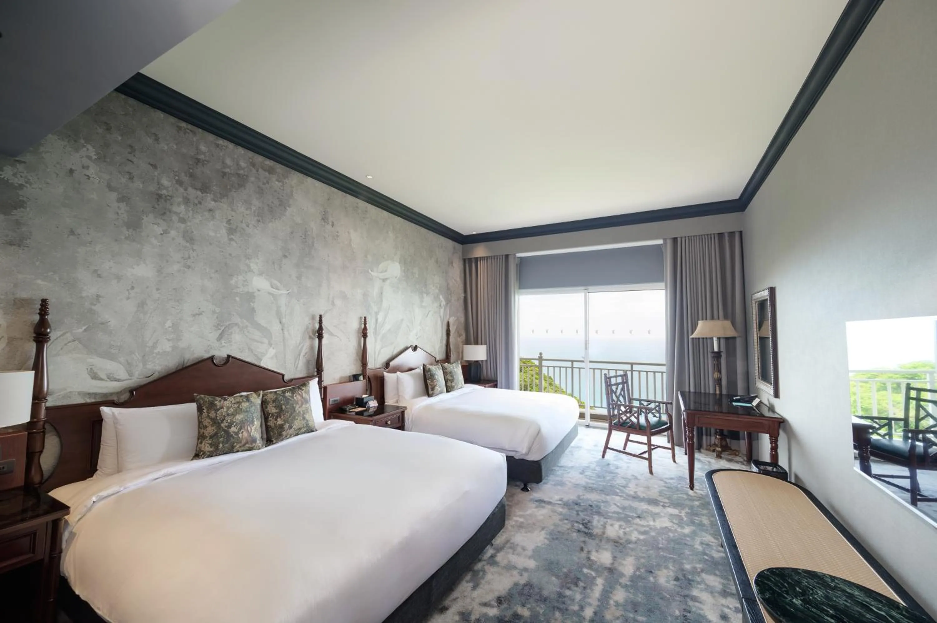 Bed in Hualien Farglory Hotel