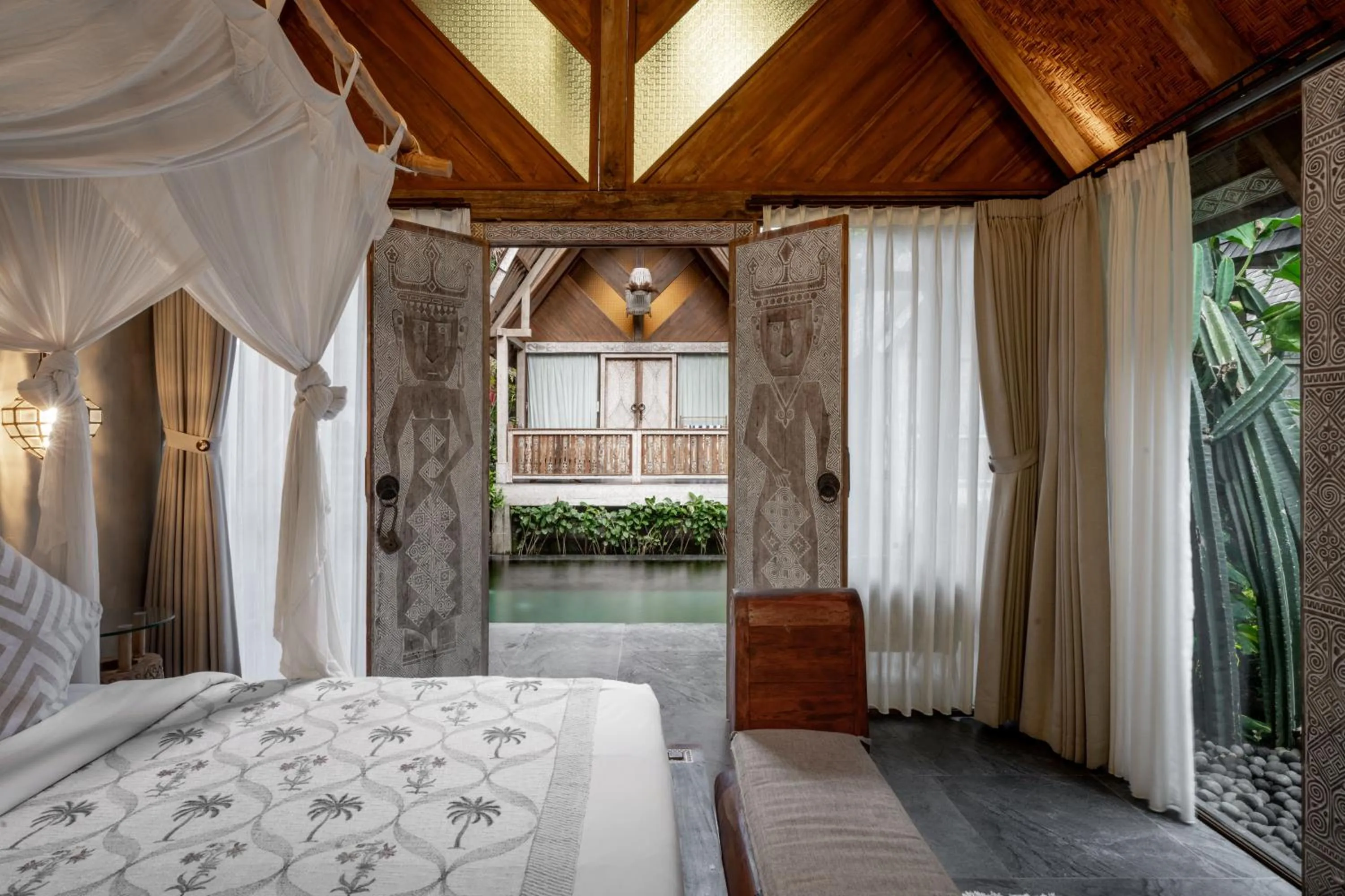 Bed in Premadhan Cottage Canggu