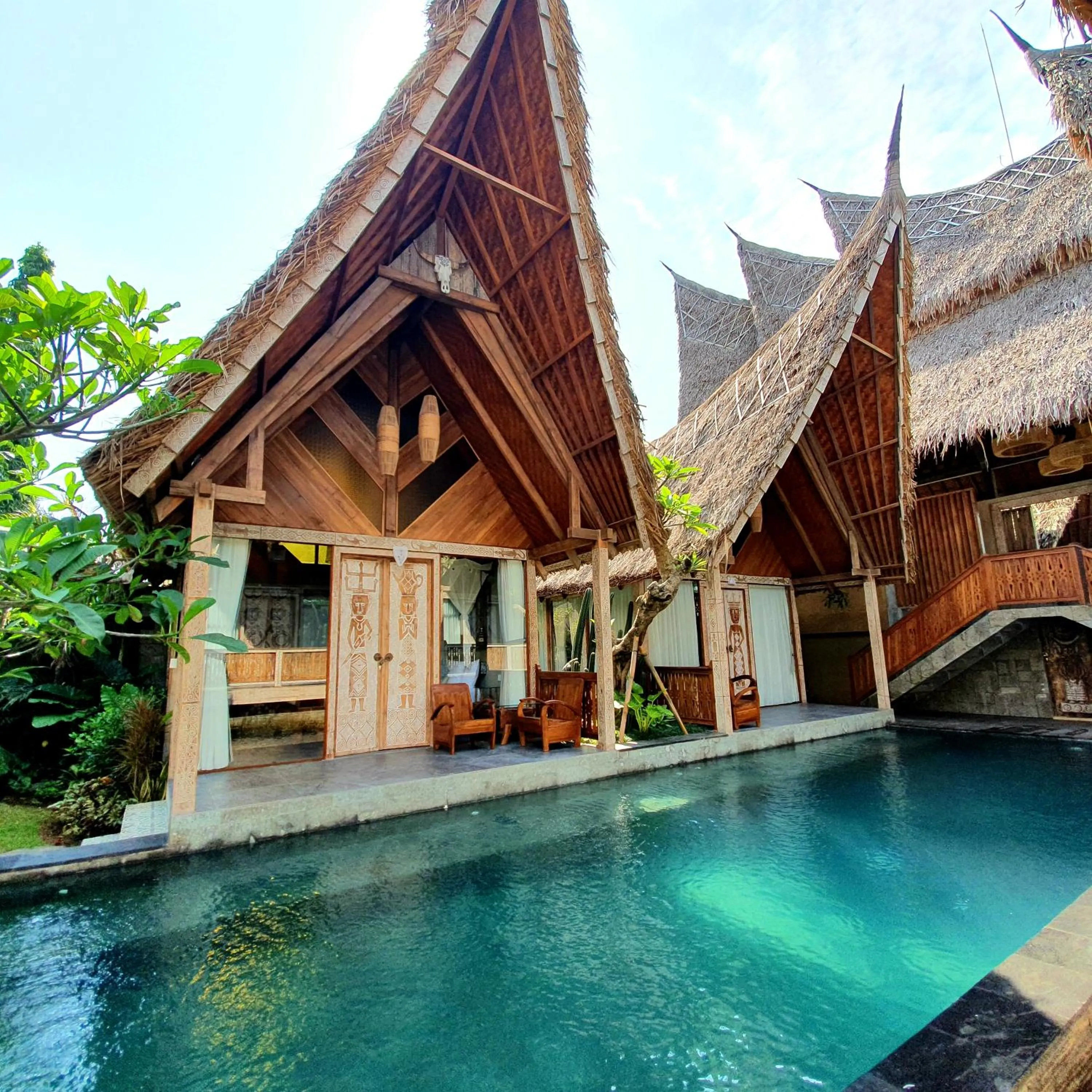 Pool view in Premadhan Cottage Canggu