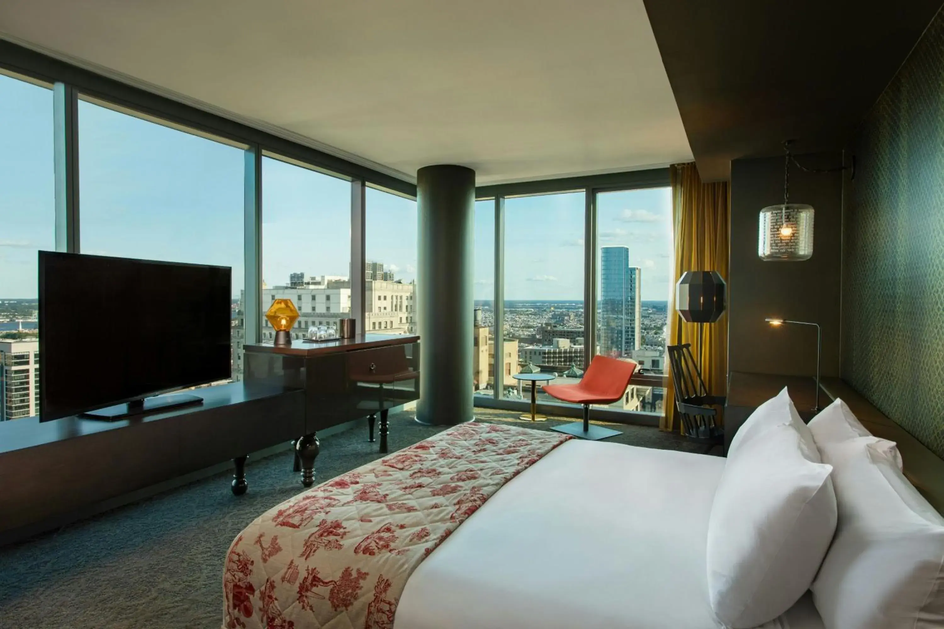 Cool Corner, Guest room, 1 King, City view, Corner room in W Philadelphia Cool Corner, Guest room, 1 King, City view, Corner room in W Philadelphia