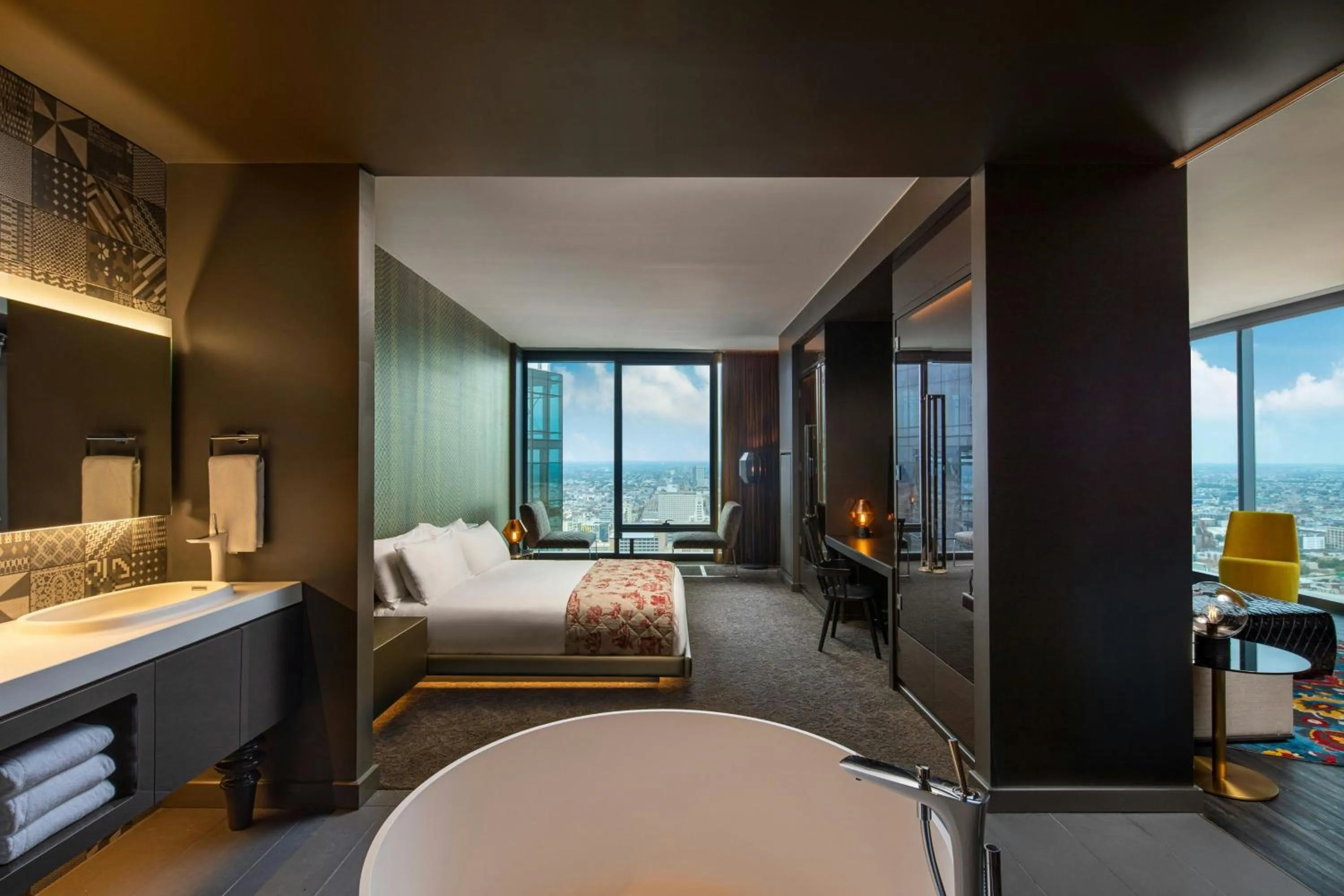 Photo of the whole room, Bed in W Philadelphia