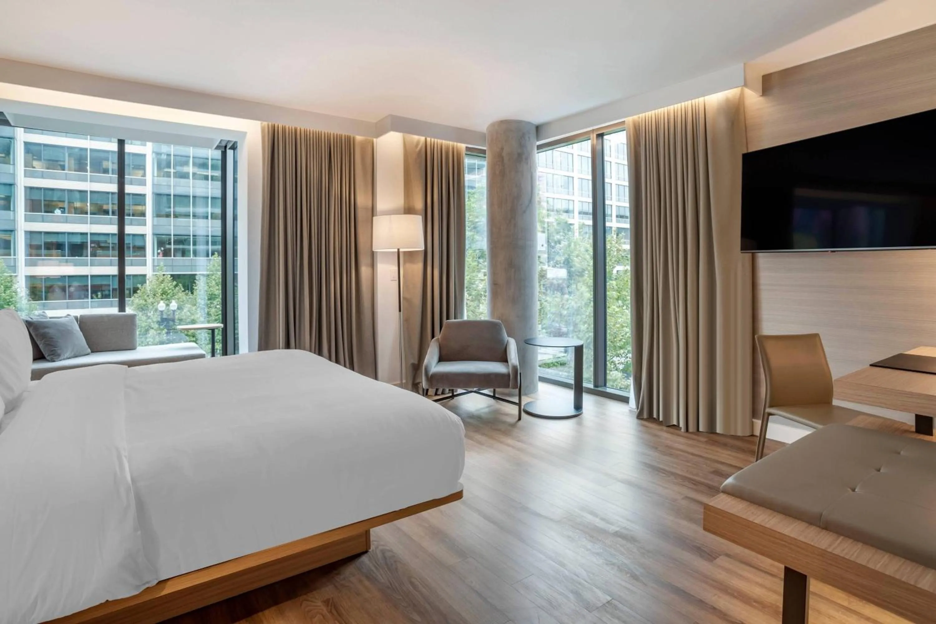 Photo of the whole room, Bed in AC Hotel by Marriott Washington DC Convention Center