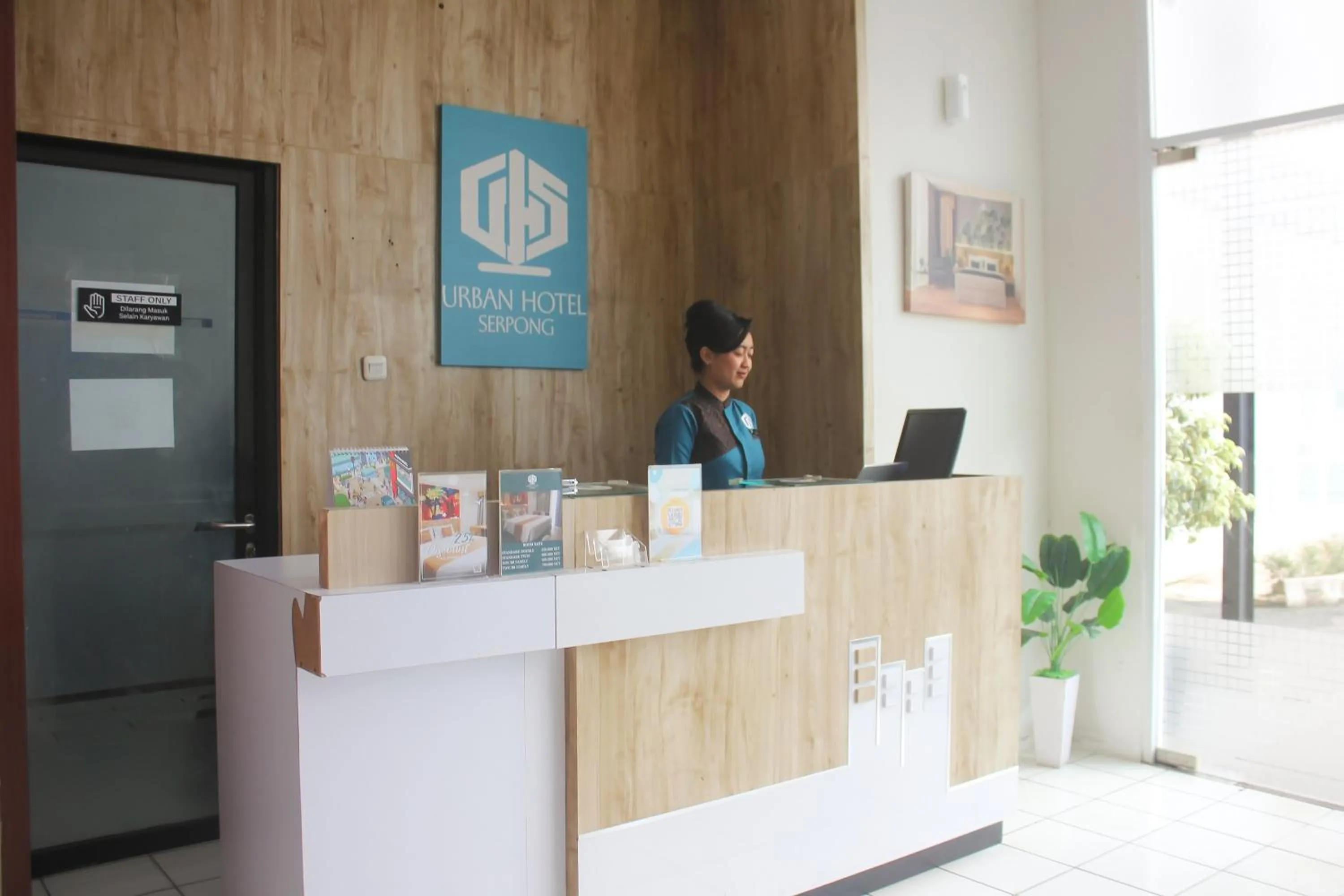 Lobby or reception in Urban Hotel Serpong
