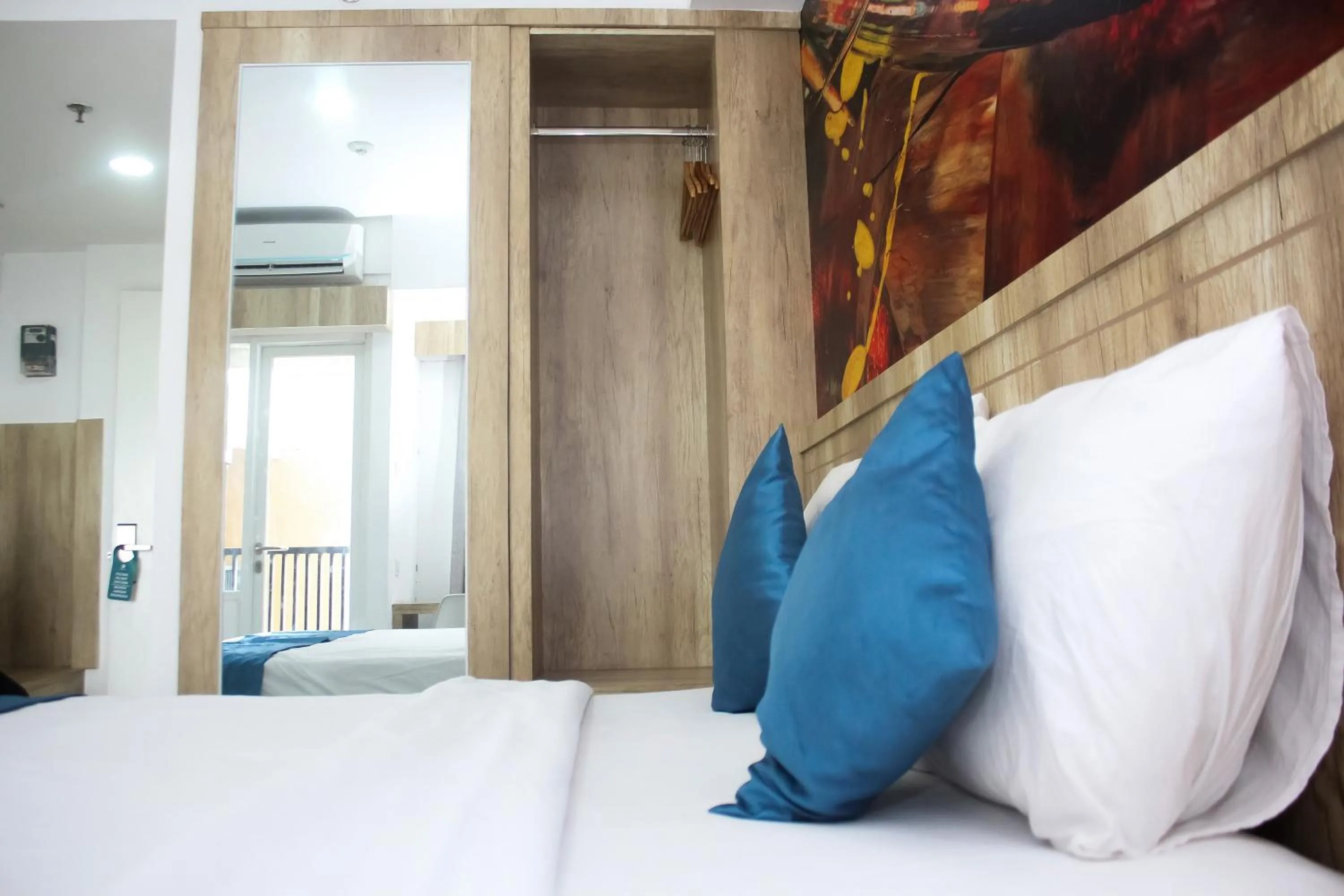 Bed in Urban Hotel Serpong