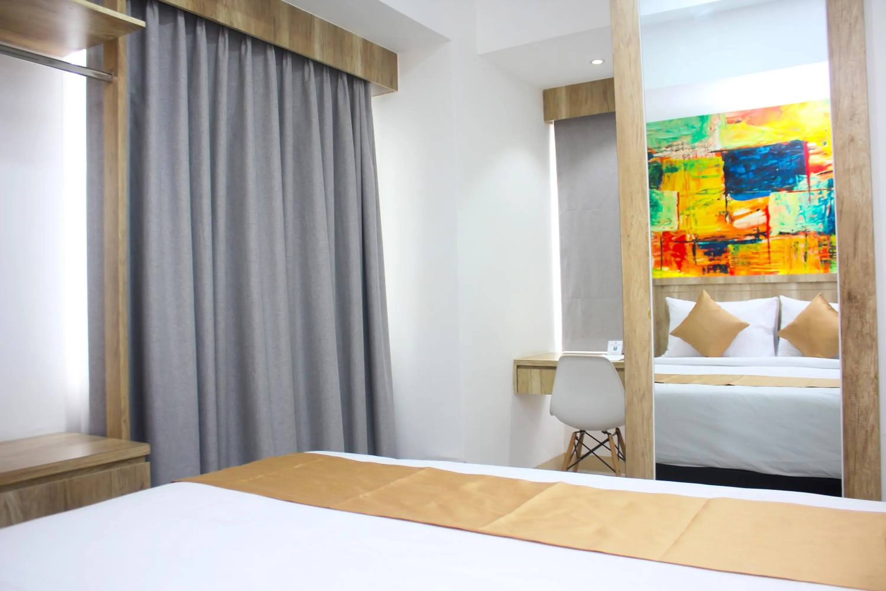 Bed in Urban Hotel Serpong