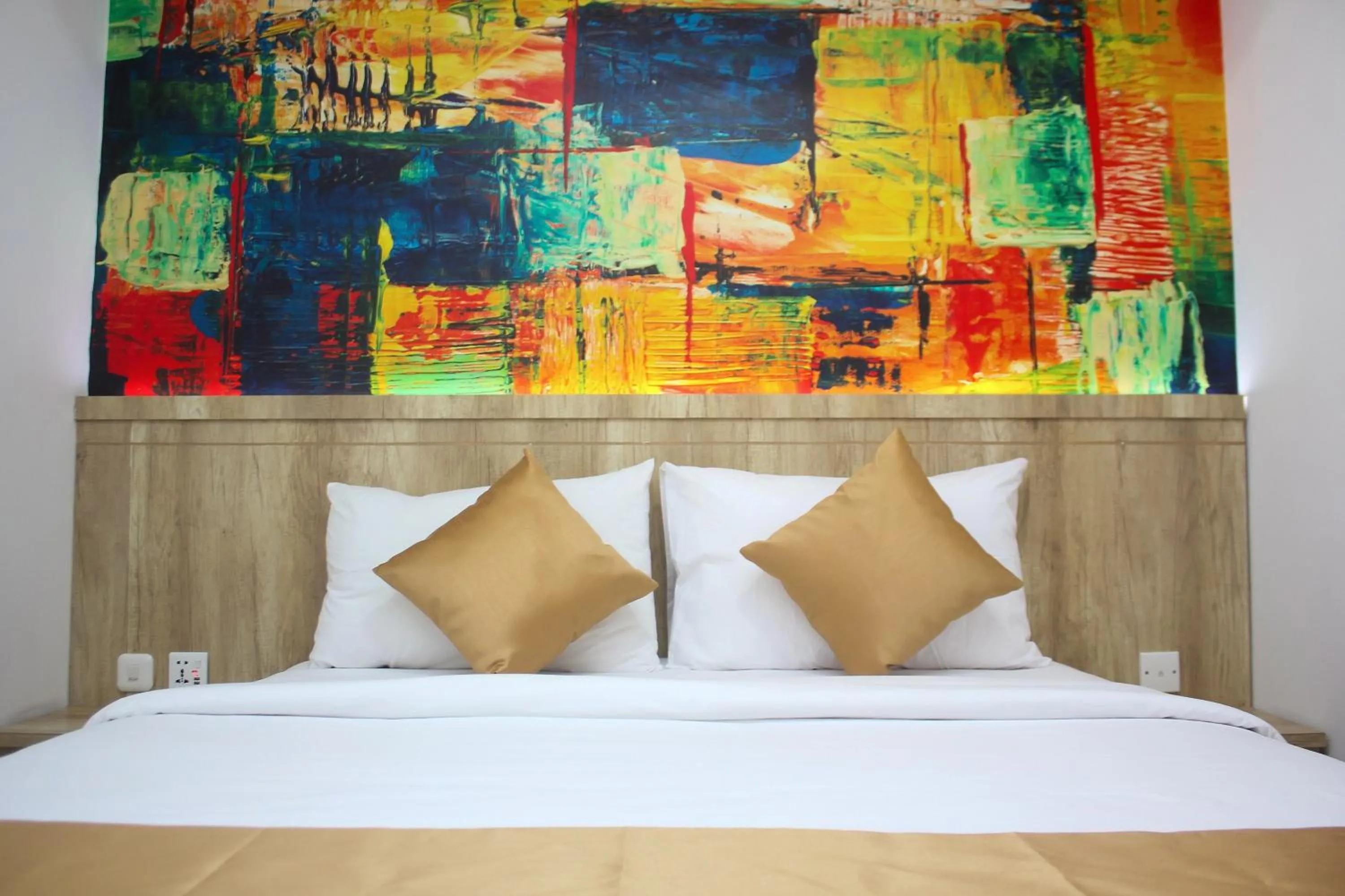 Bed in Urban Hotel Serpong