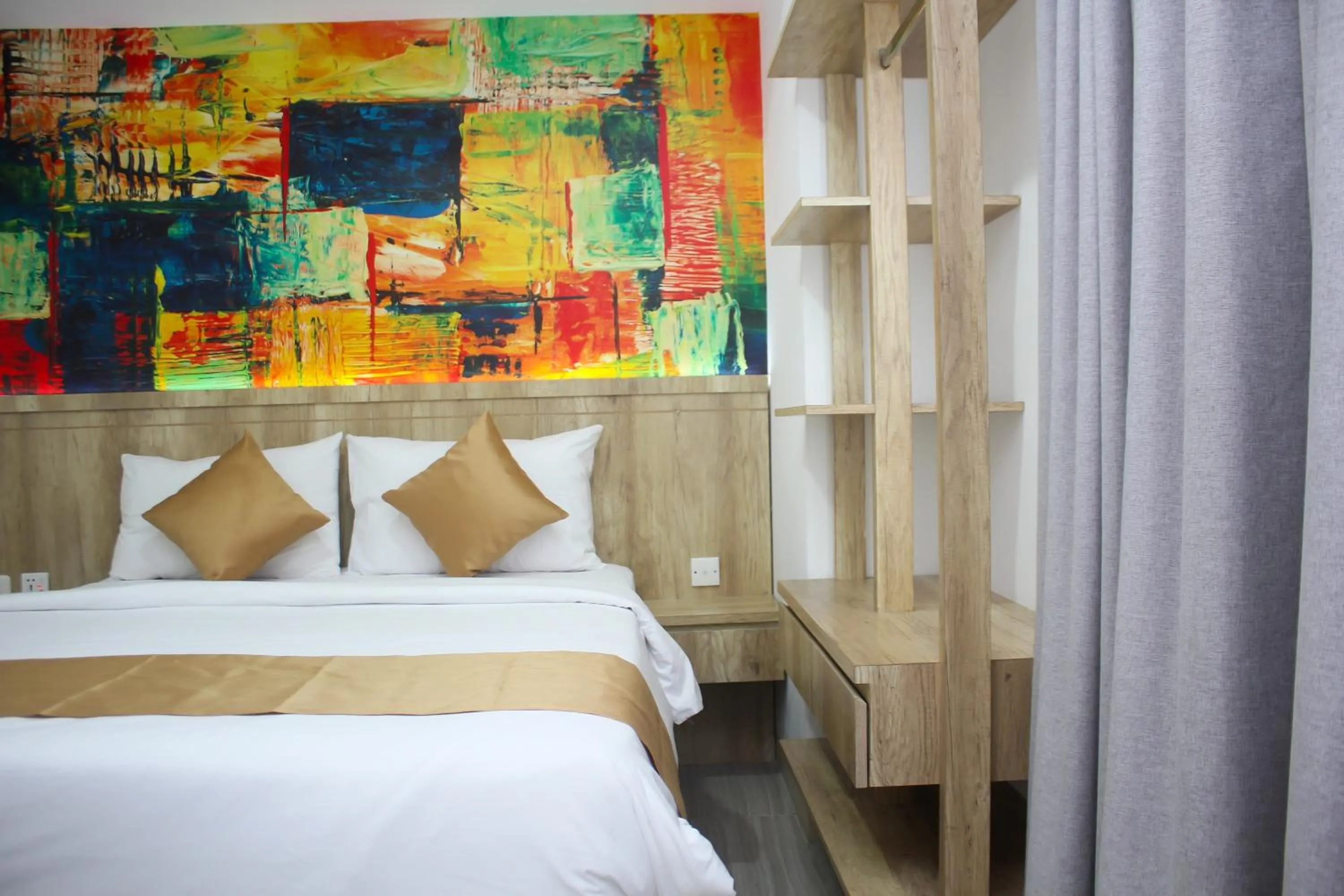 Bedroom, Bed in Urban Hotel Serpong