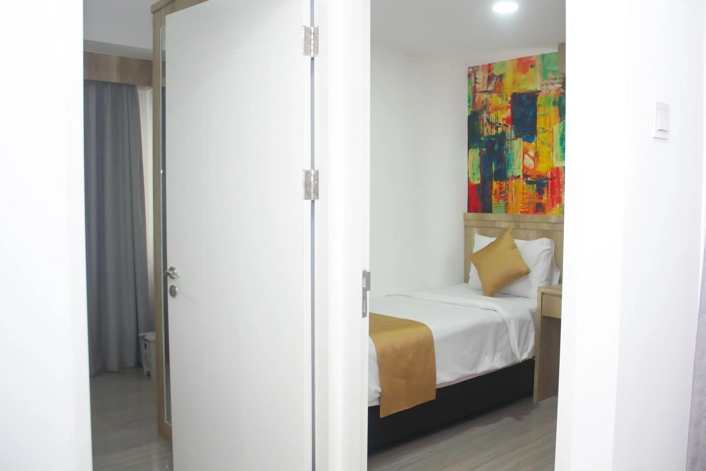 Bedroom, Bed in Urban Hotel Serpong