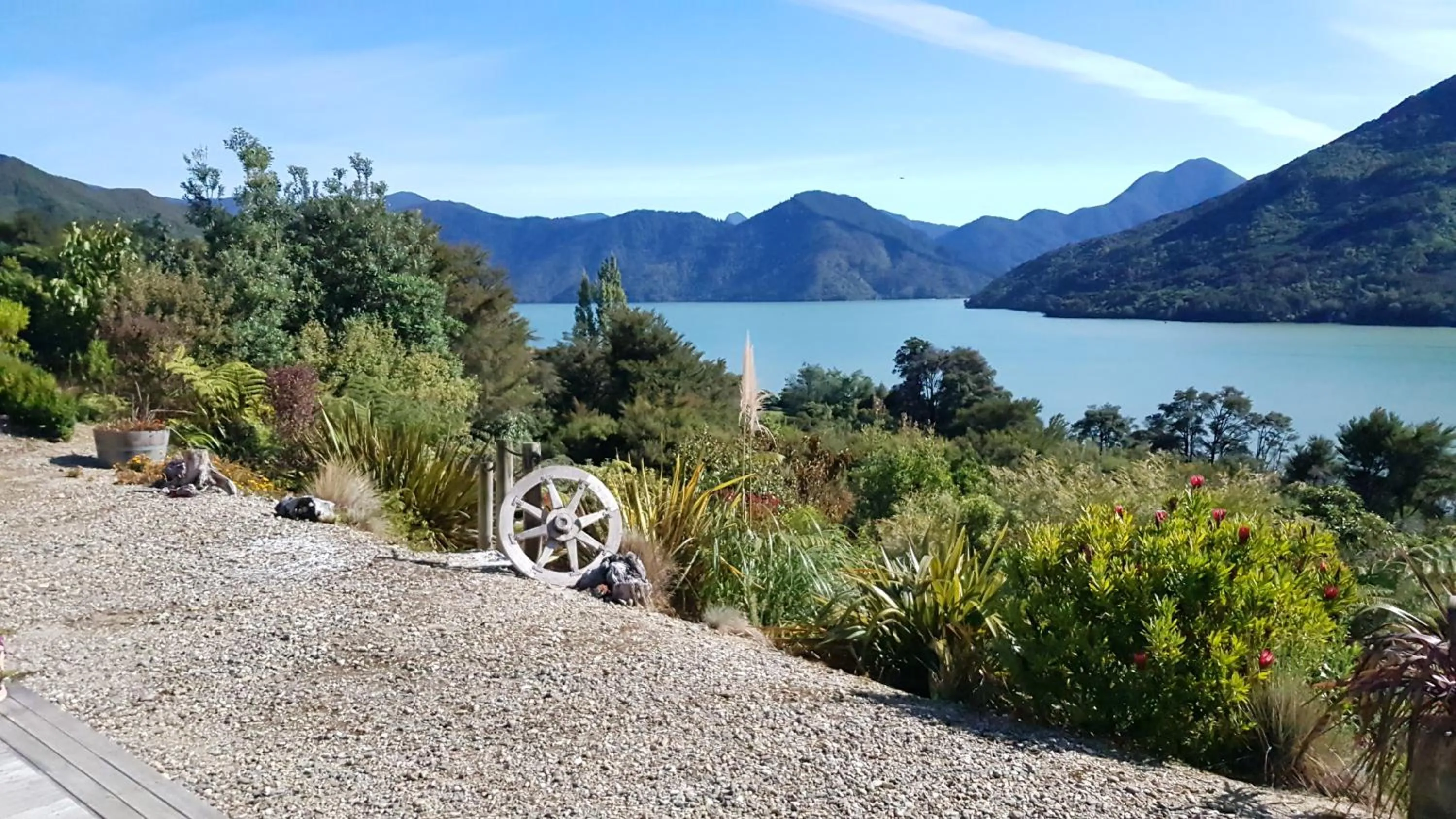 Natural landscape in Moana Haven B&B