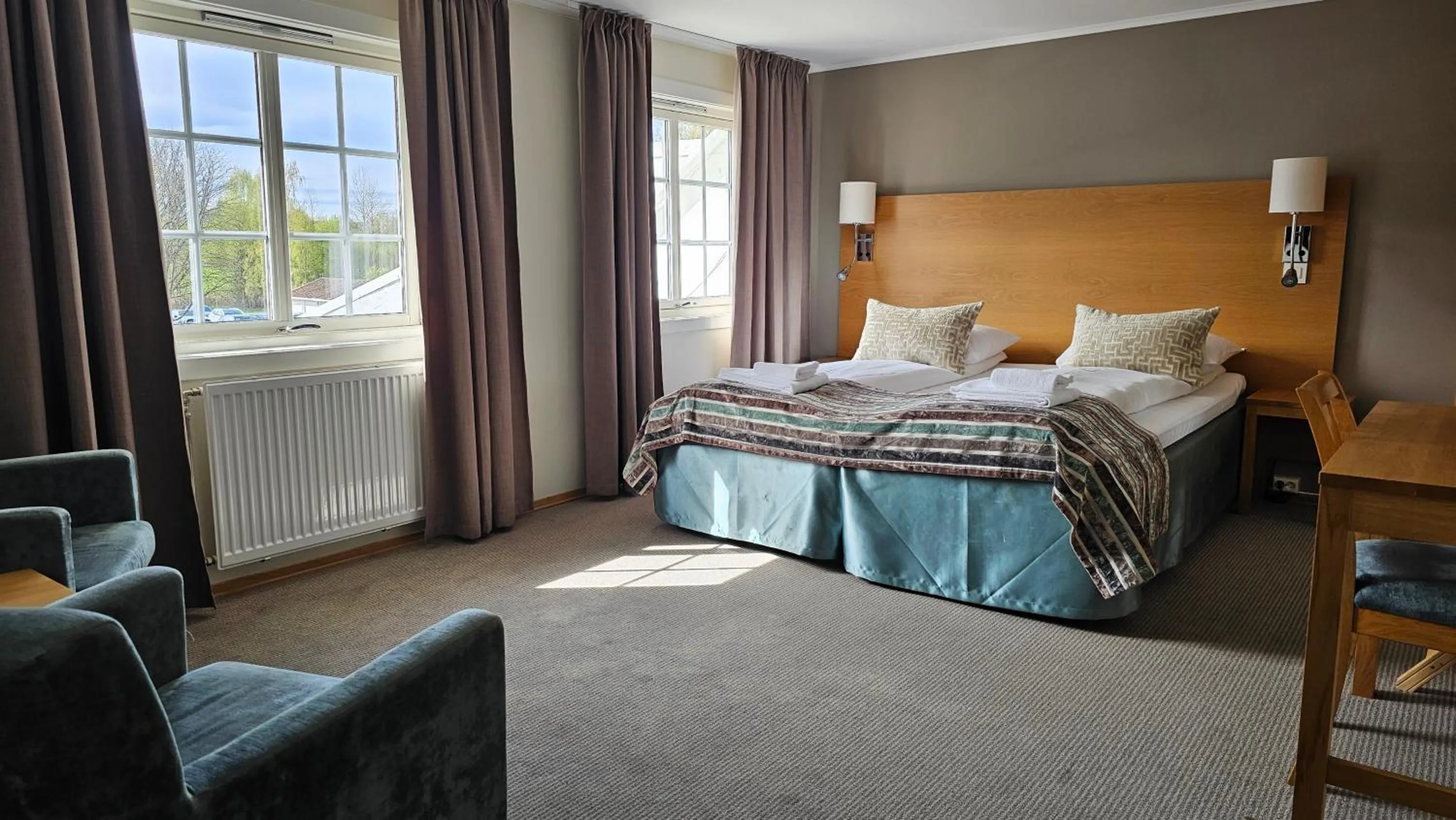 Bed in Sanner Hotell