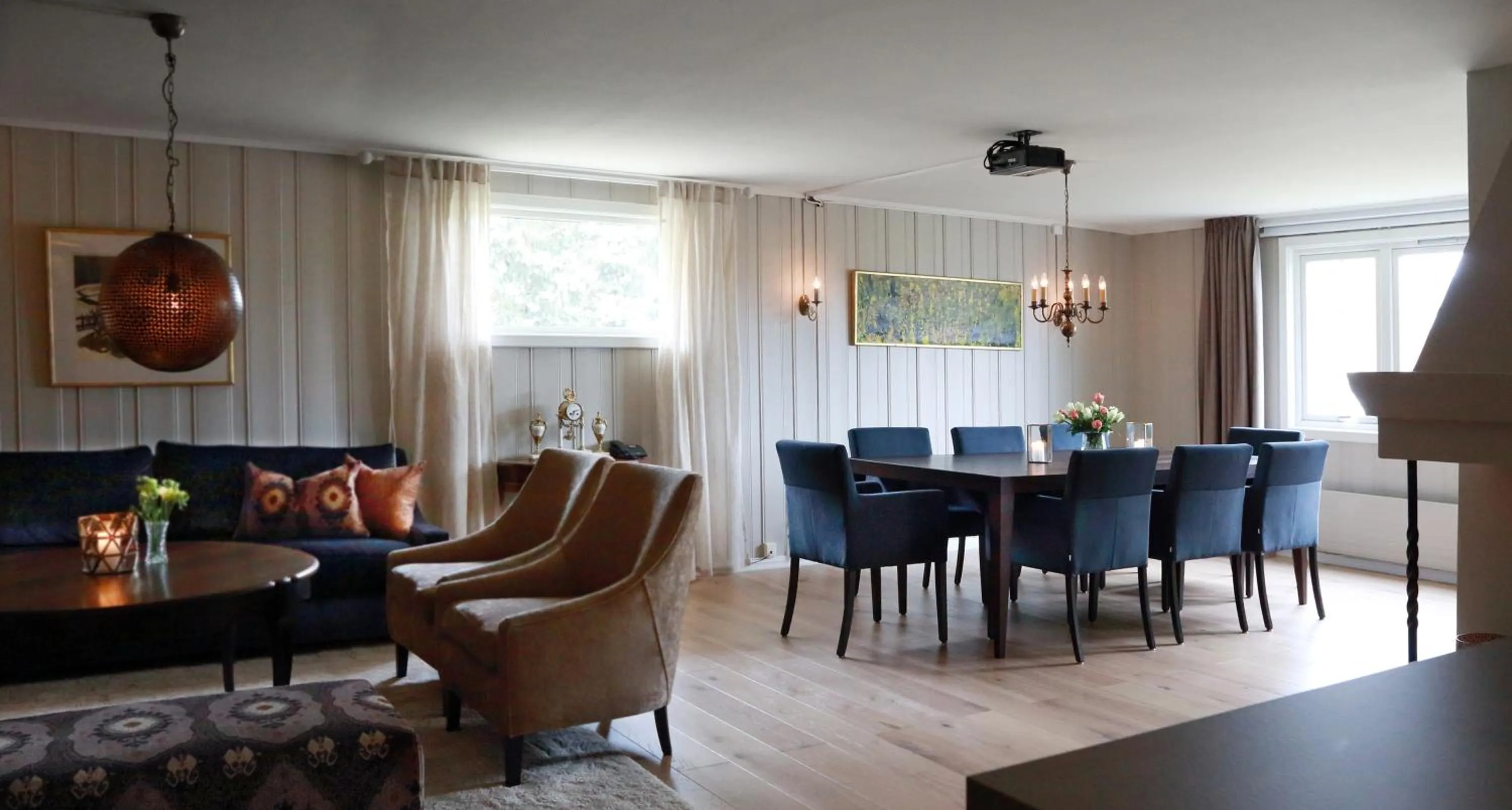 Living room in Sanner Hotell