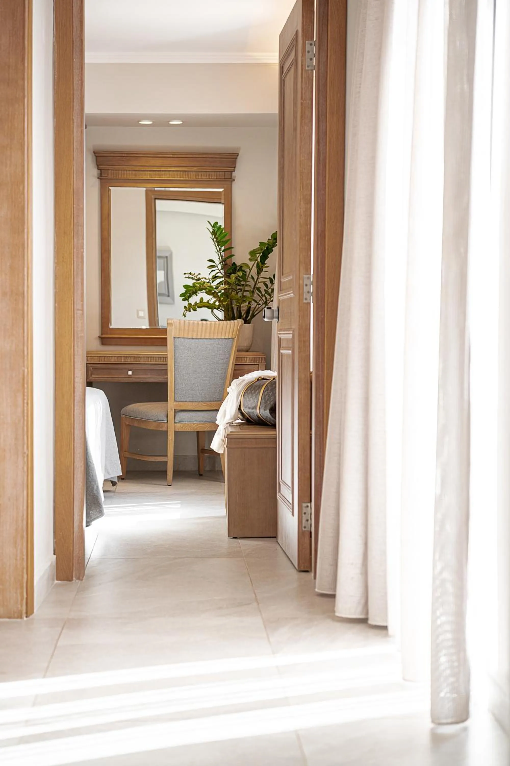 Bed in Okeanis Golden Resort