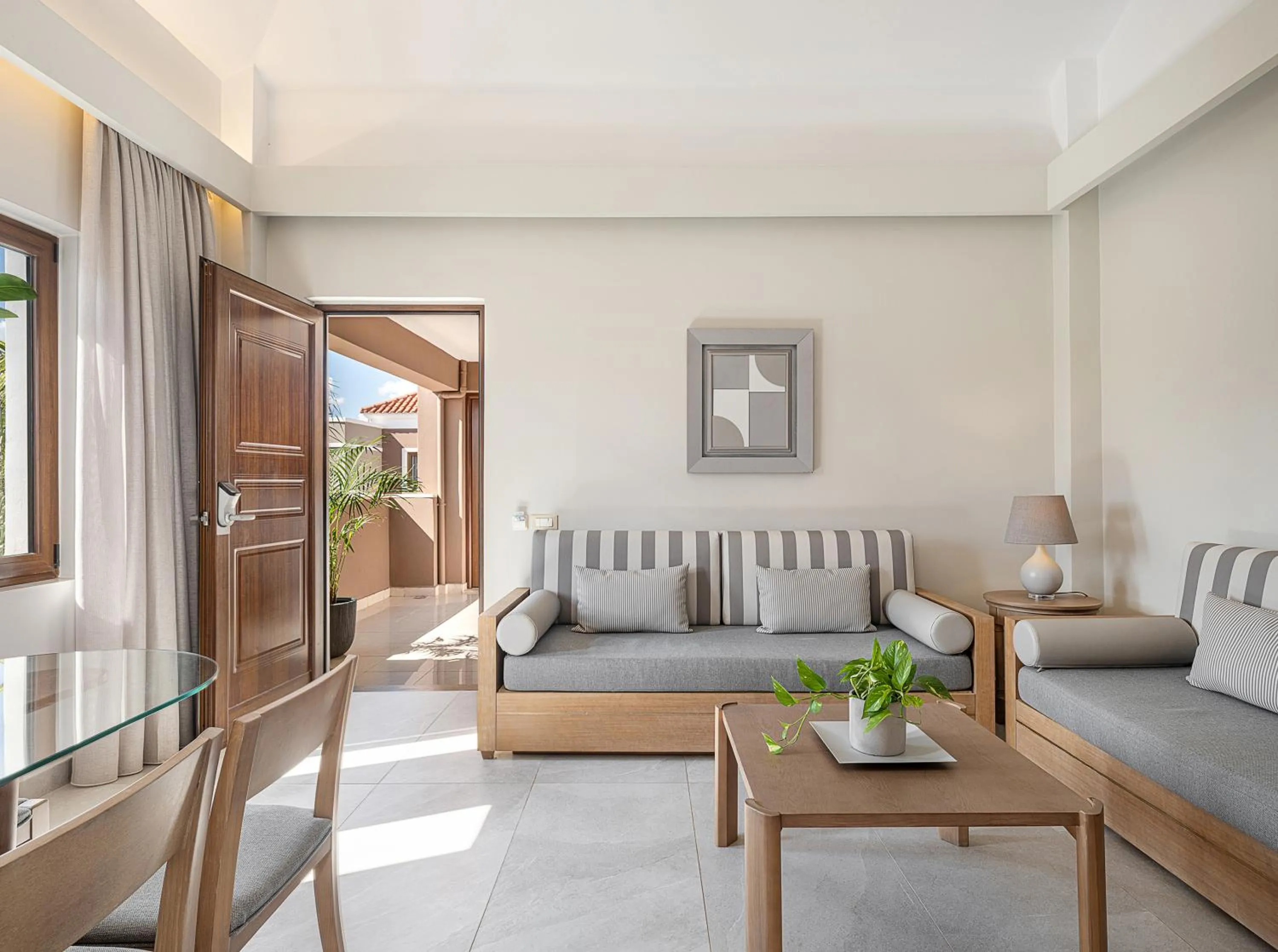 Living room in Okeanis Golden Resort