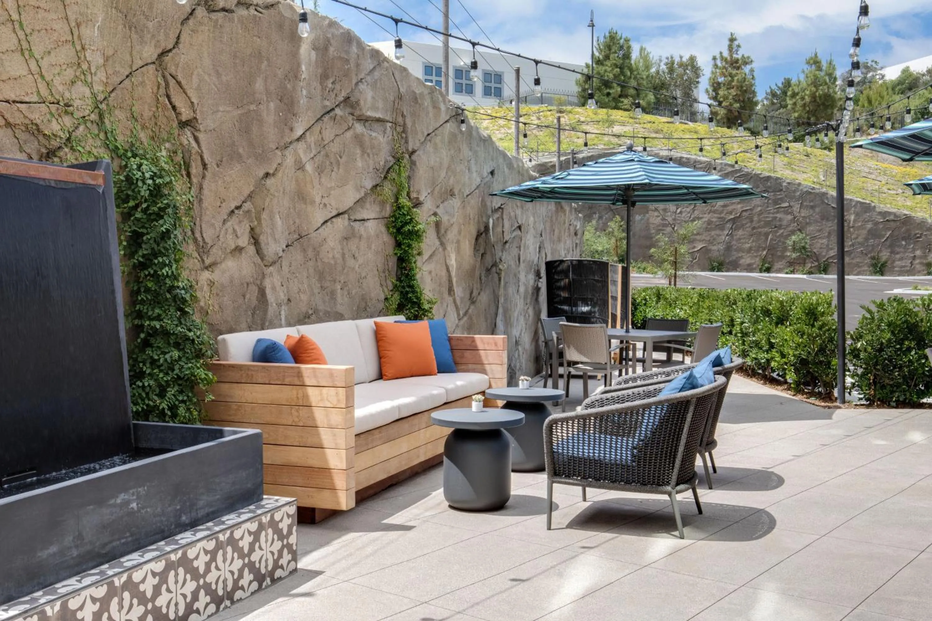 Patio in Ayres Hotel Vista Carlsbad