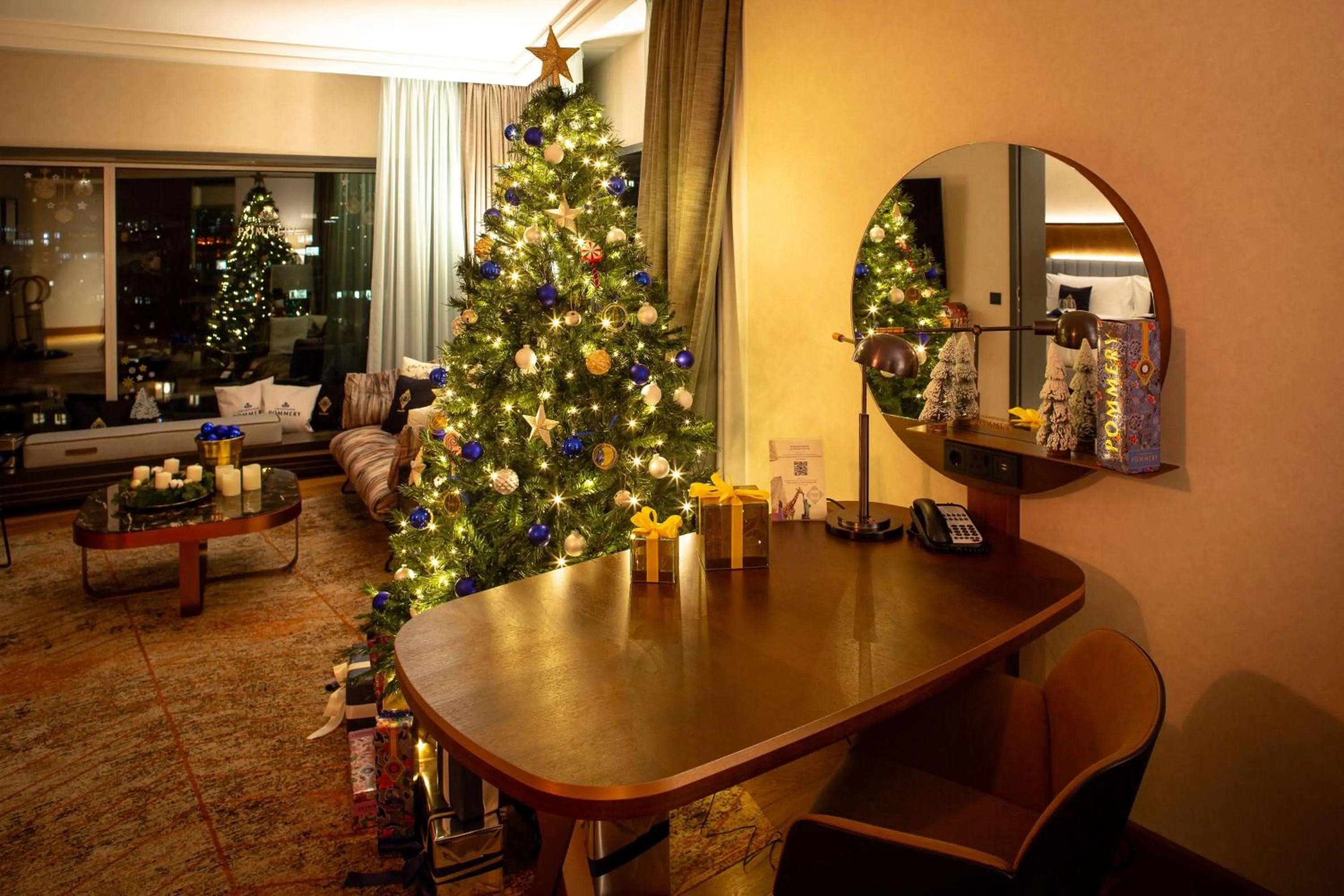 Living room in Hilton Frankfurt City Centre