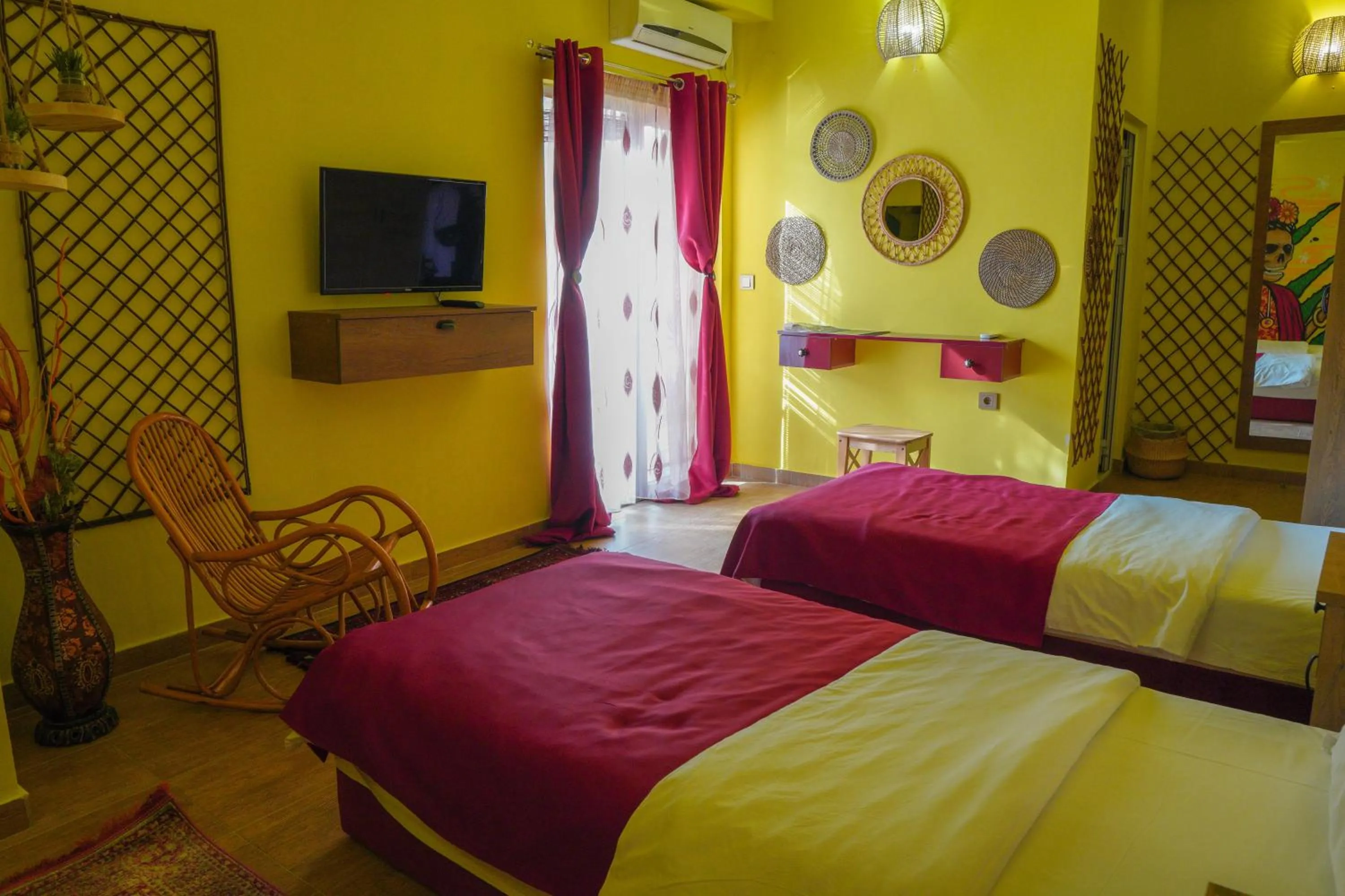 Bed in Hotel Pamela Concept