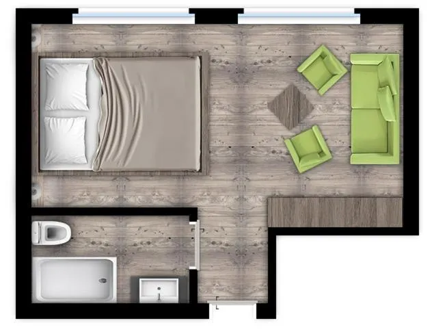 Photo of the whole room in Konsum Berghotel Oberhof