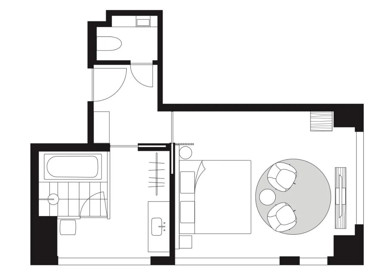 Floor plan in THE AOYAMA GRAND HOTEL